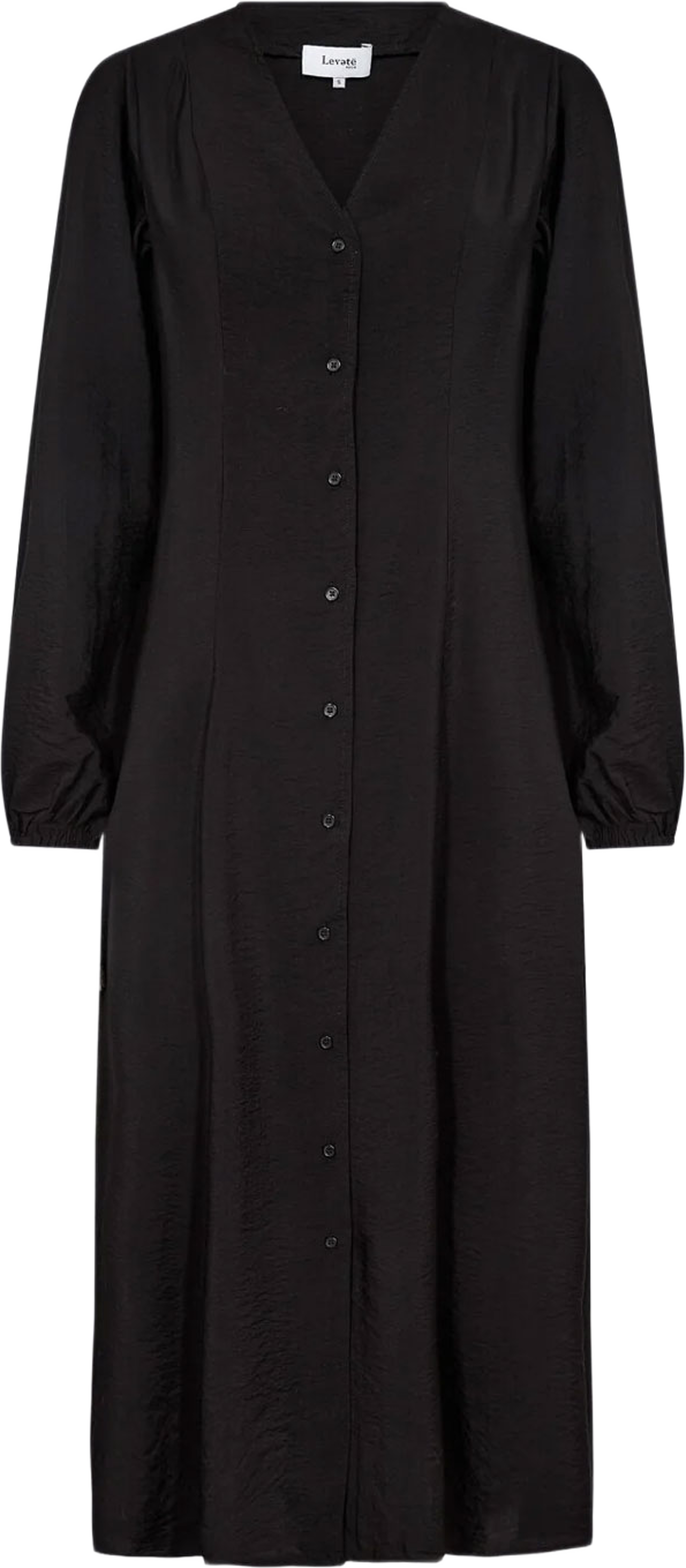 Tyrone 1 Dress, från Leveté Room, i färgen Black Combi. Klicka för att öppna bilden i stort format