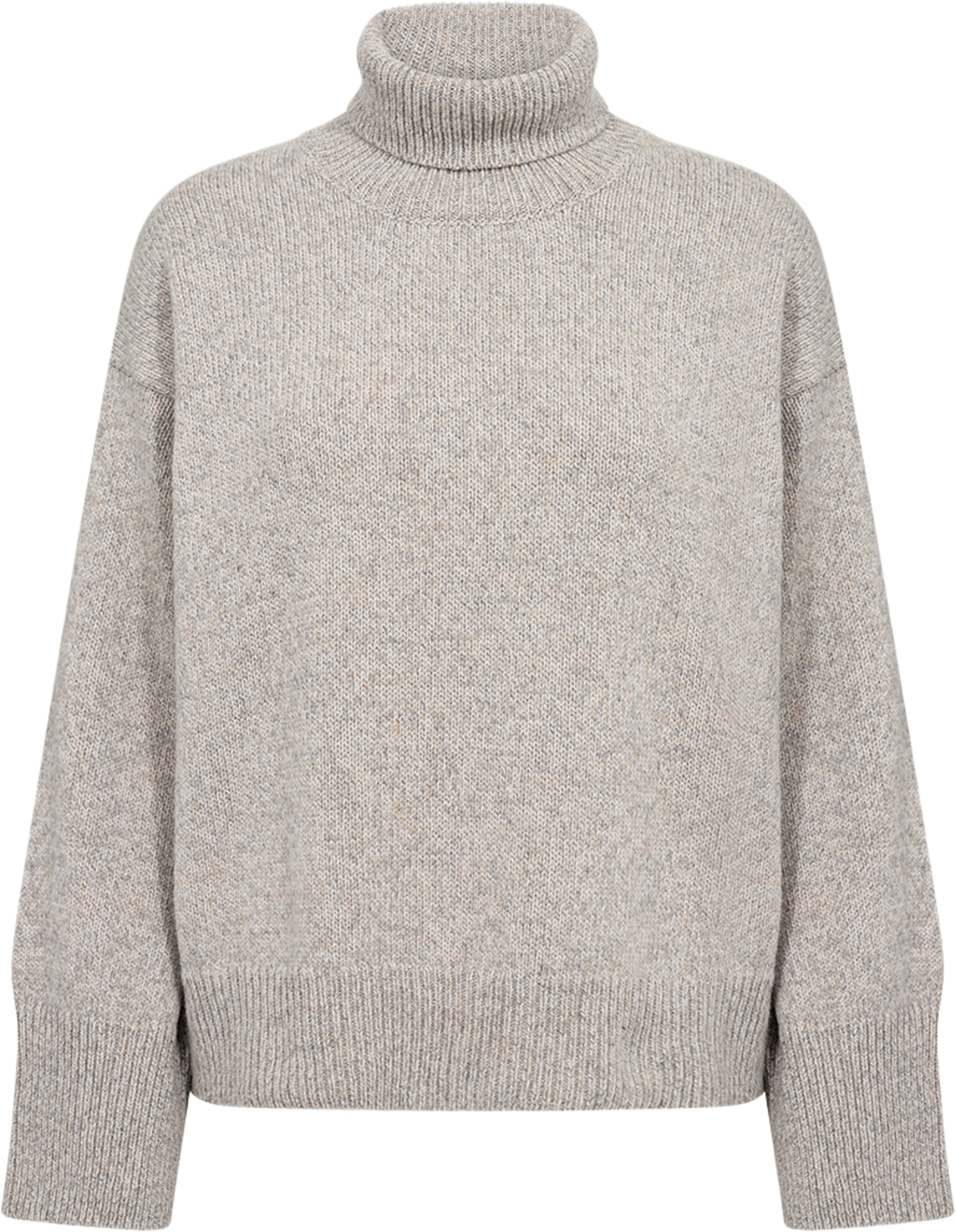 True 1 Pullover, från Leveté Room, i färgen Lt Grey Melange Combi. Klicka för att öppna bilden i stort format