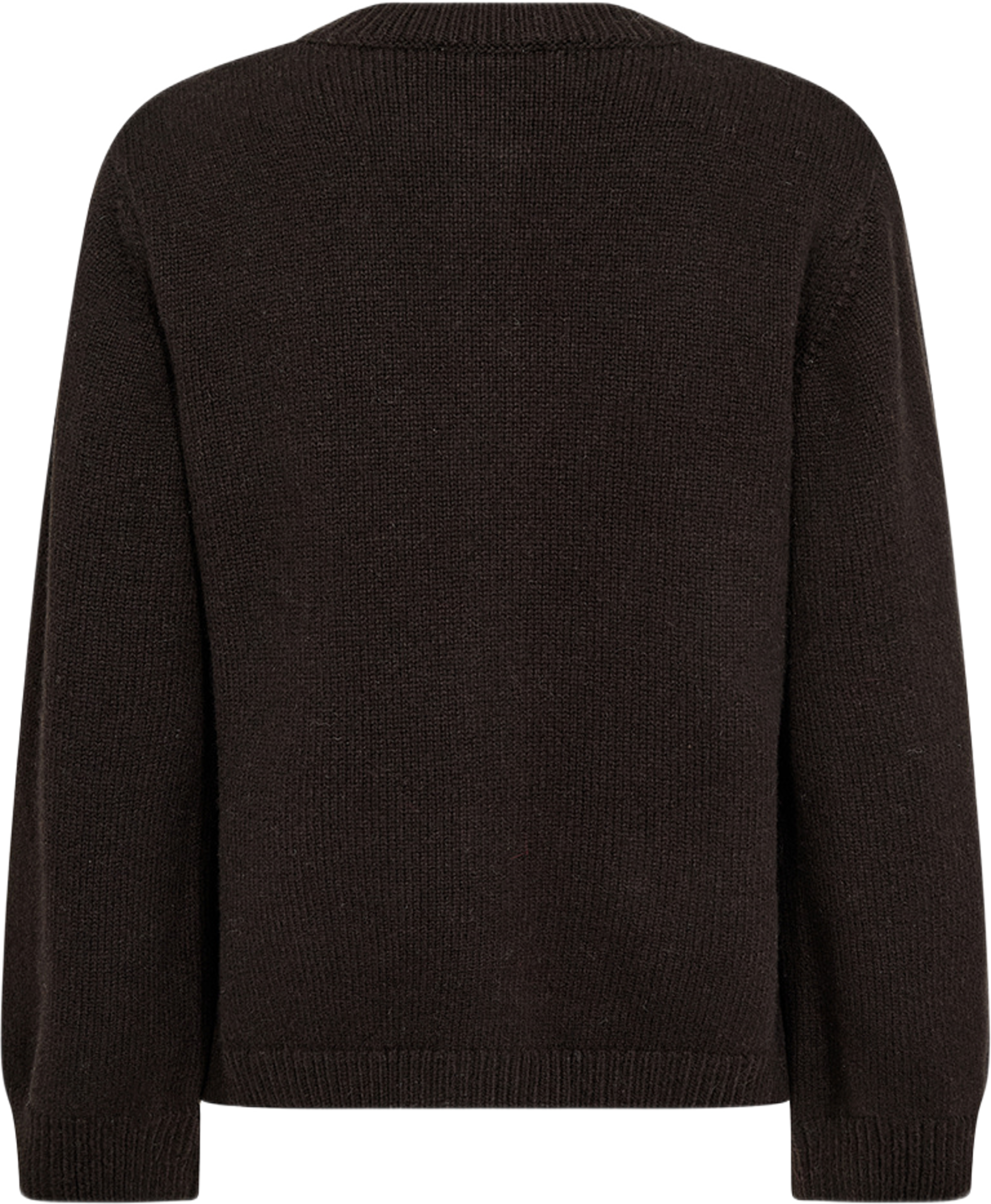 Perle 9 Cardigan, från Leveté Room, i färgen After Dark. Klicka för att öppna bilden i stort format