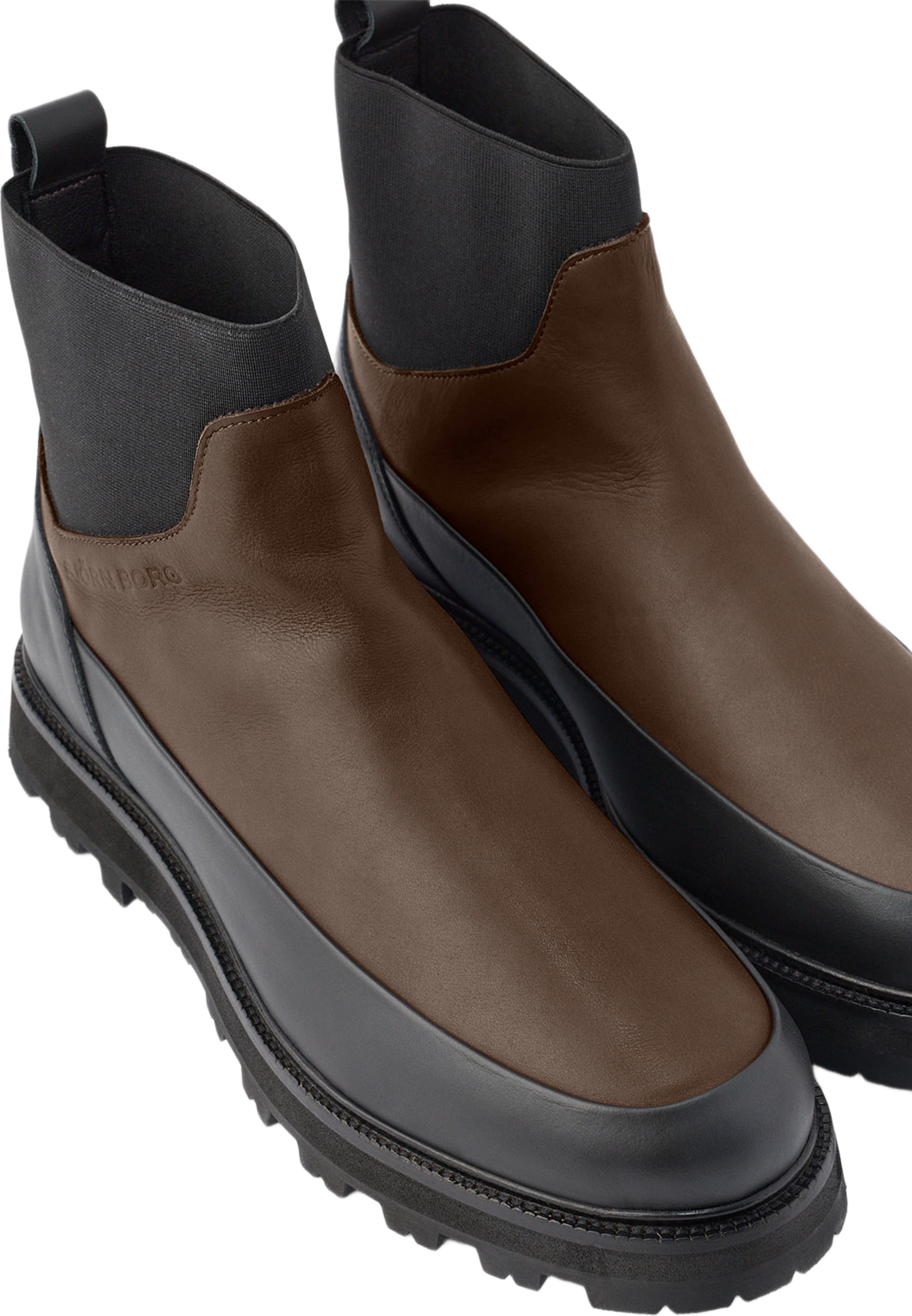 Summit Chelsea - Vibram, från Björn Borg, i färgen Dark Brown - Black. Klicka för att öppna bilden i stort format