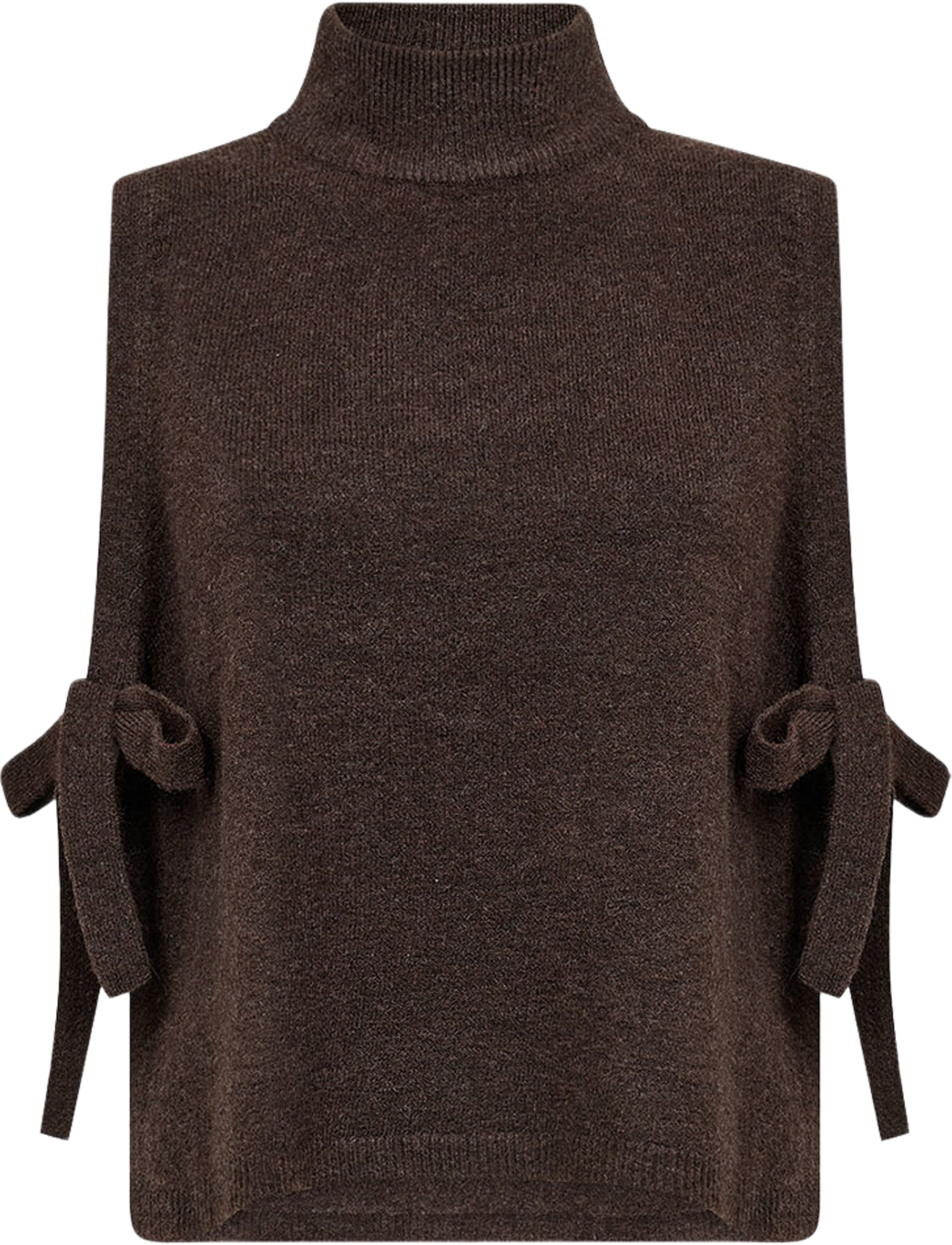 SC-ORLEAN 16 WAISTCOAT, från Soyaconcept, i färgen Chocolate Plum Melange. Klicka för att öppna bilden i stort format