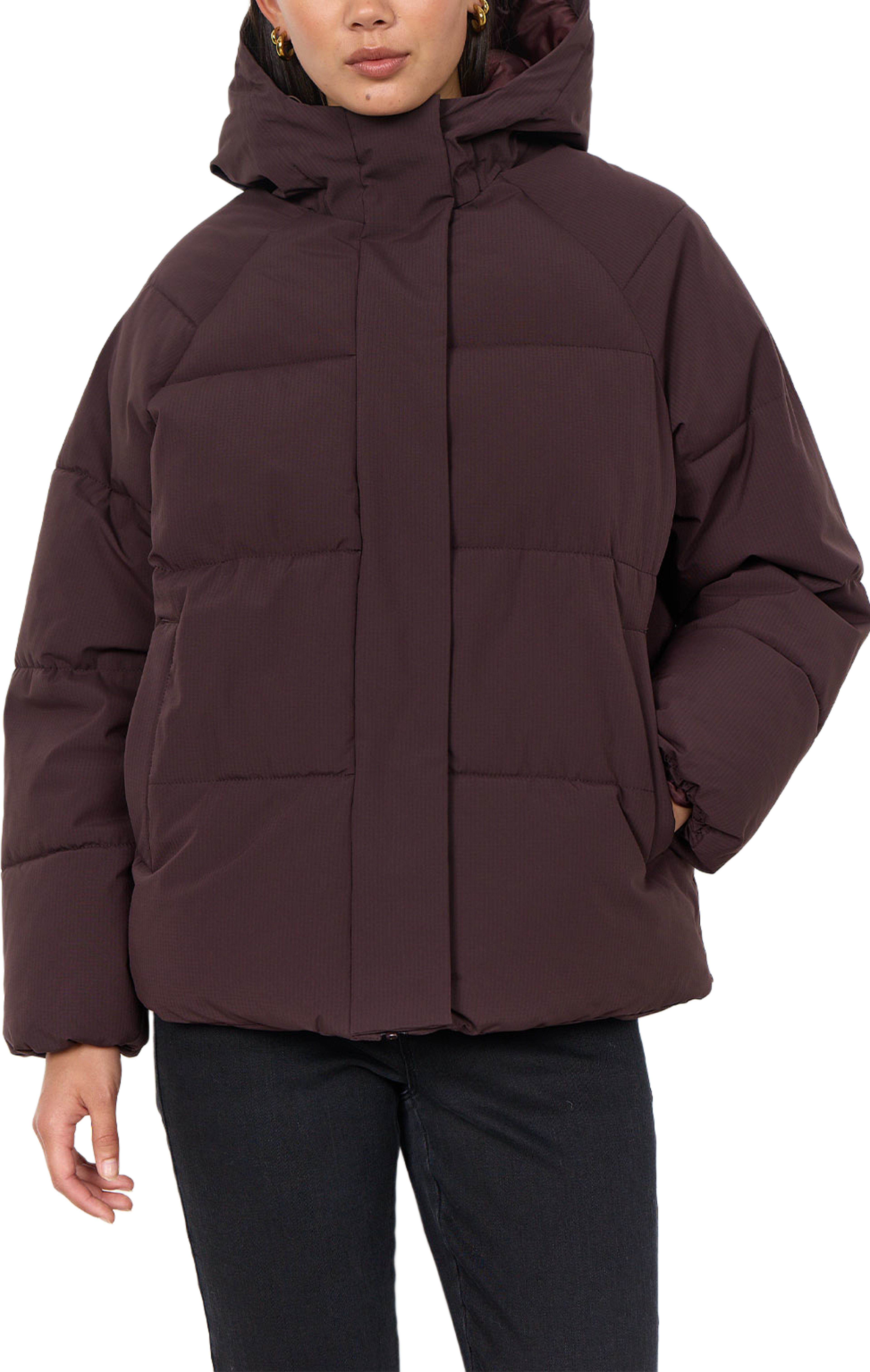 SC-HABIB 1 JACKET, från Soyaconcept, i färgen Chocolate Plum. Klicka för att öppna bilden i stort format