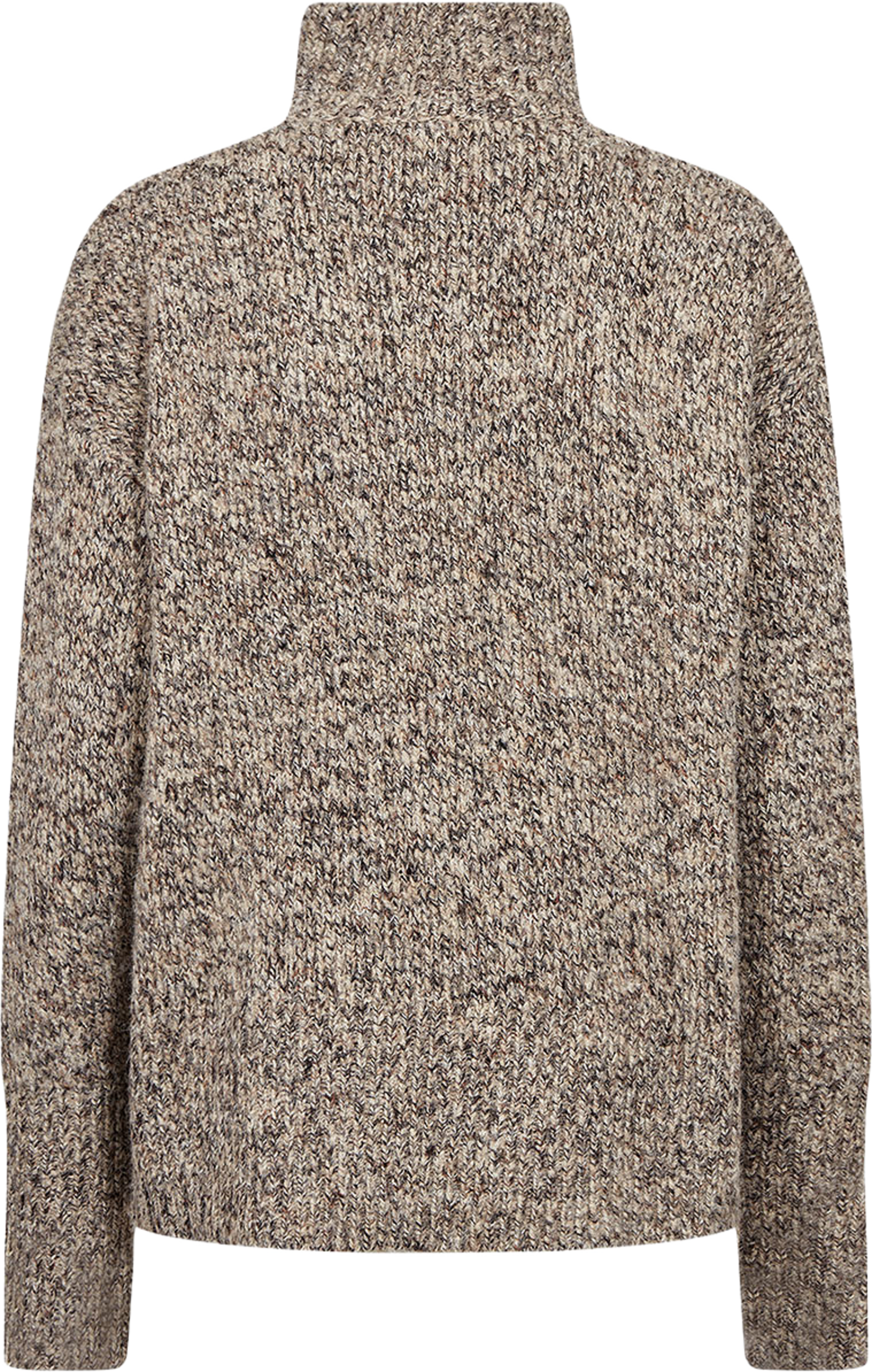 SC-HALINA YD 2 PULLOVER, från Soyaconcept, i färgen Chocolate Plum Melange. Klicka för att öppna bilden i stort format