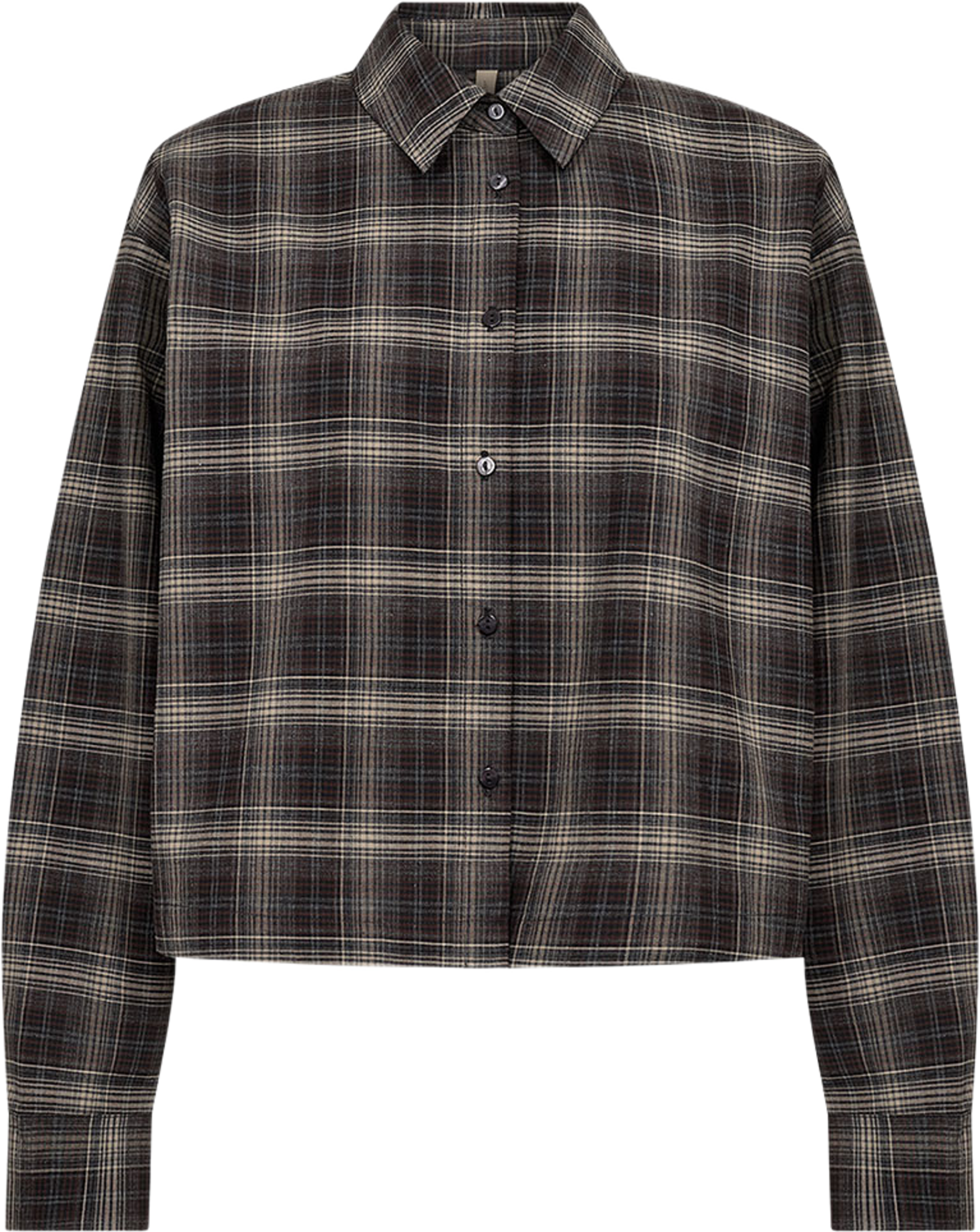 SC-HASINA YD 1 SHIRT, från Soyaconcept, i färgen Chocolate Plum Combi. Klicka för att öppna bilden i stort format