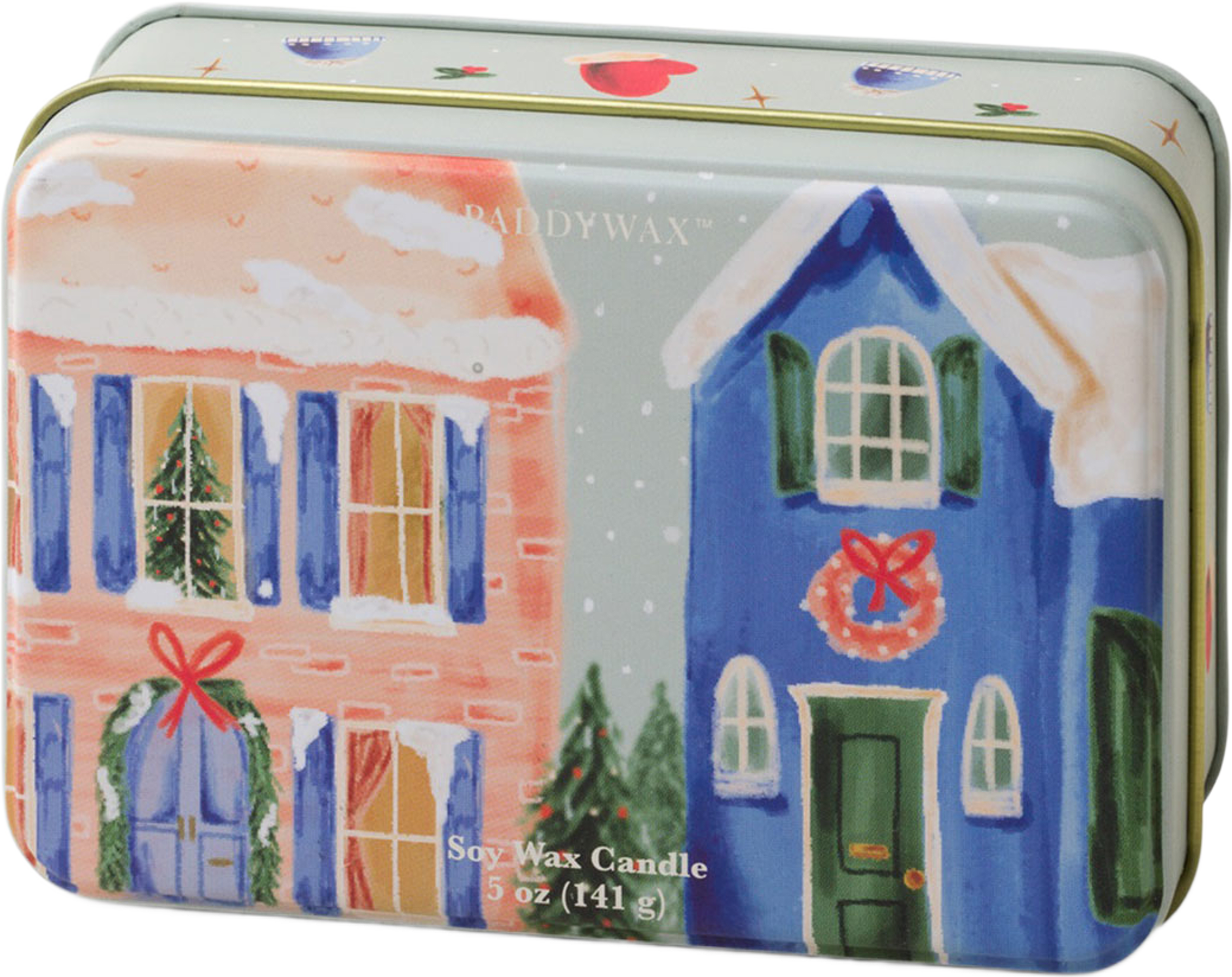 Doftljus med Julmotiv Neighborhood - Winter Balsam, från Paddywax, i färgen Mixed. Klicka för att öppna bilden i stort format