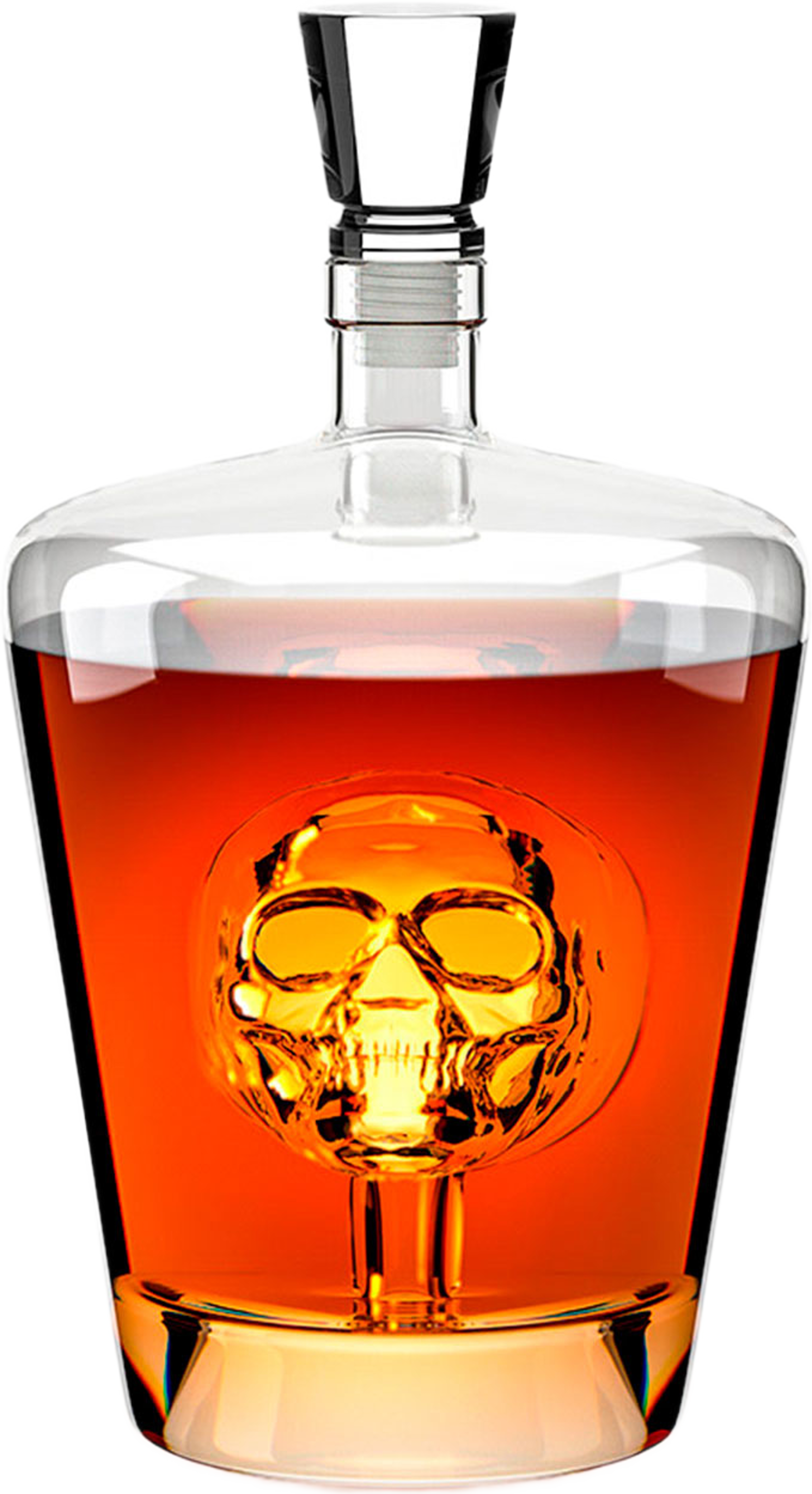 Decanter i glas Dödskalle, 1l, från BALVI, i färgen Clear. Klicka för att öppna bilden i stort format