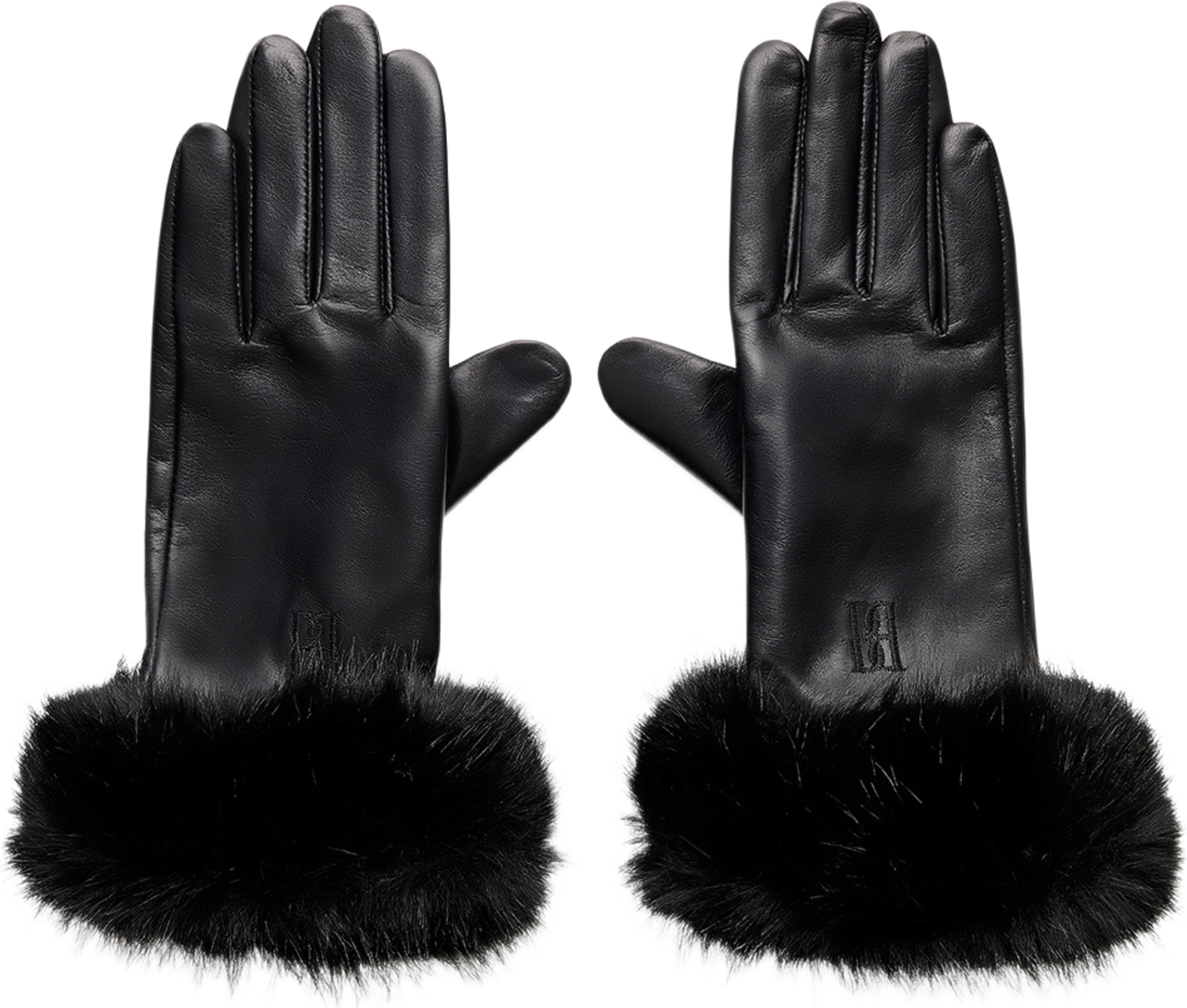 Genna läderhandskar, från By Malene Birger, i färgen Black. Klicka för att öppna bilden i stort format