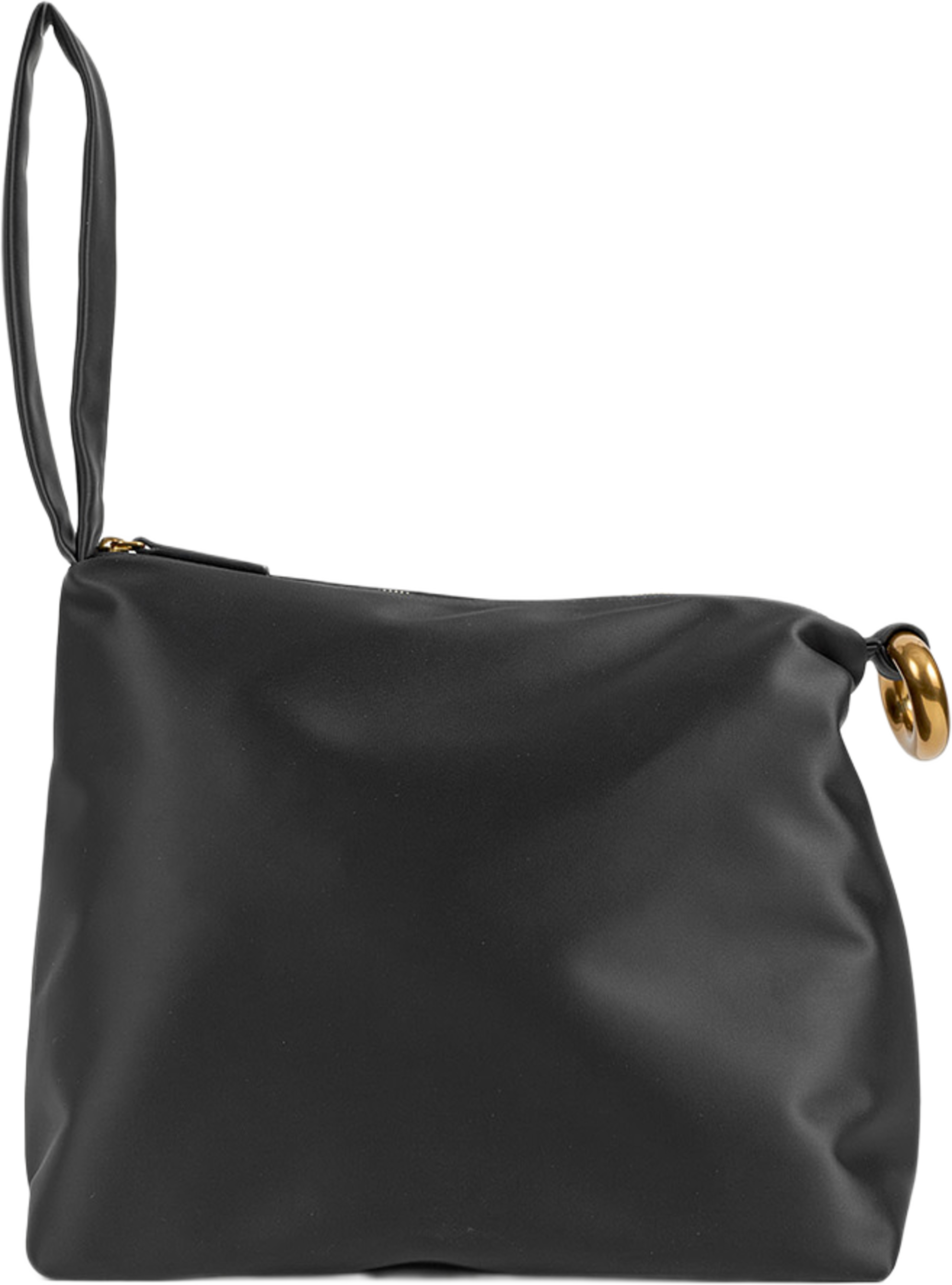 Isadora Satin clutch, från By Malene Birger, i färgen Black. Klicka för att öppna bilden i stort format