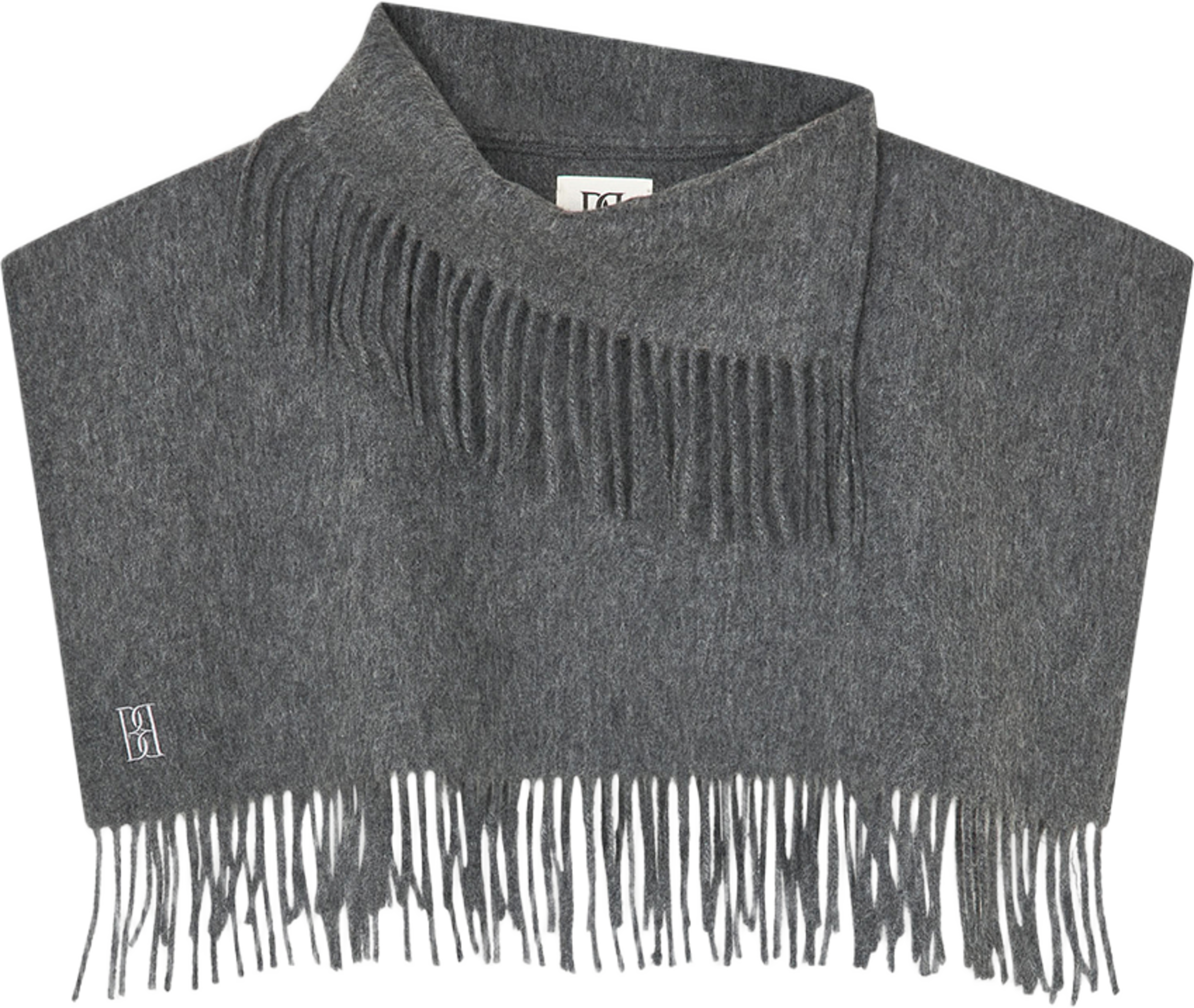 Turtla ullhalsduk, från By Malene Birger, i färgen Dark Grey Melange. Klicka för att öppna bilden i stort format