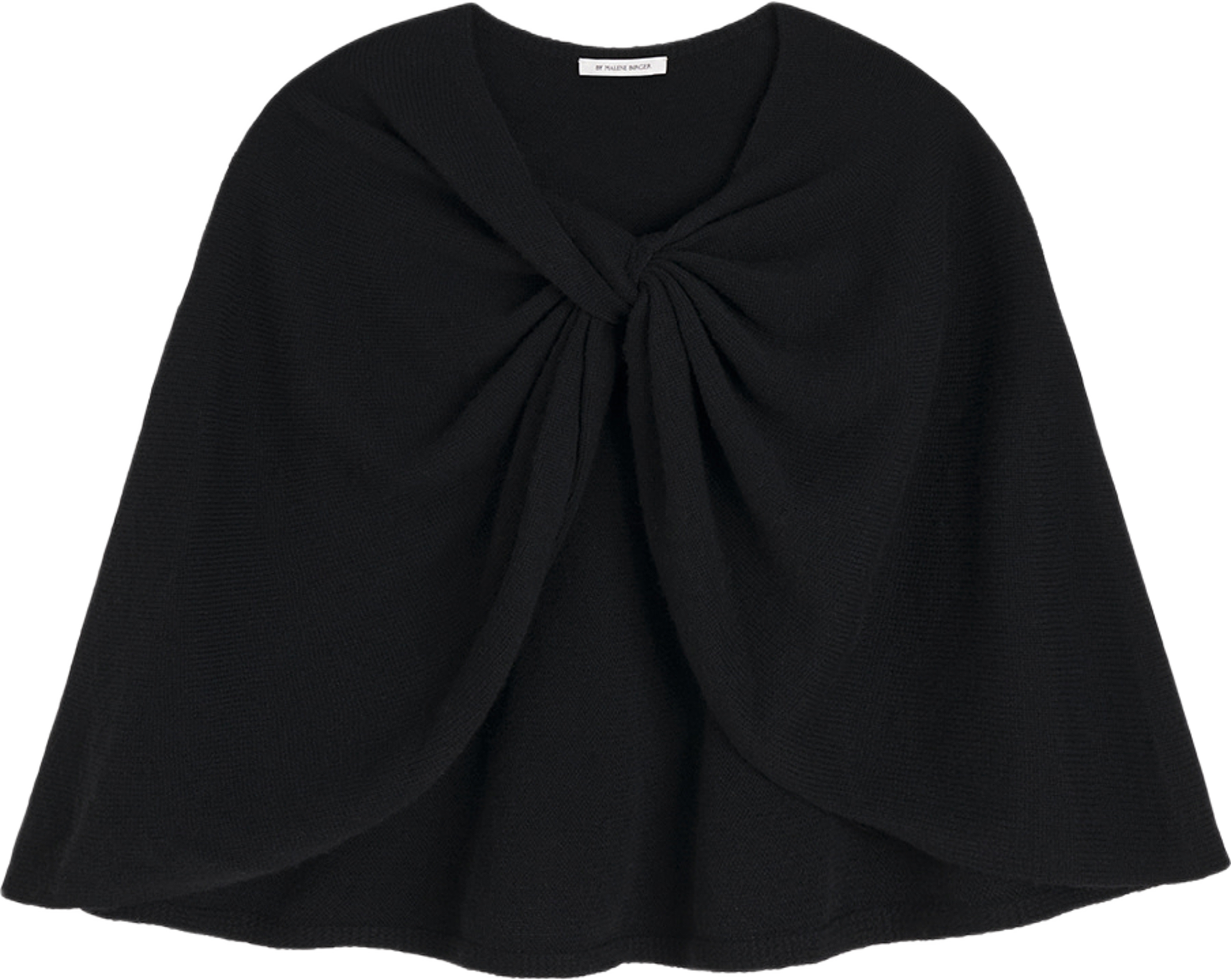 Pinne ullcape, från By Malene Birger, i färgen Black. Klicka för att öppna bilden i stort format
