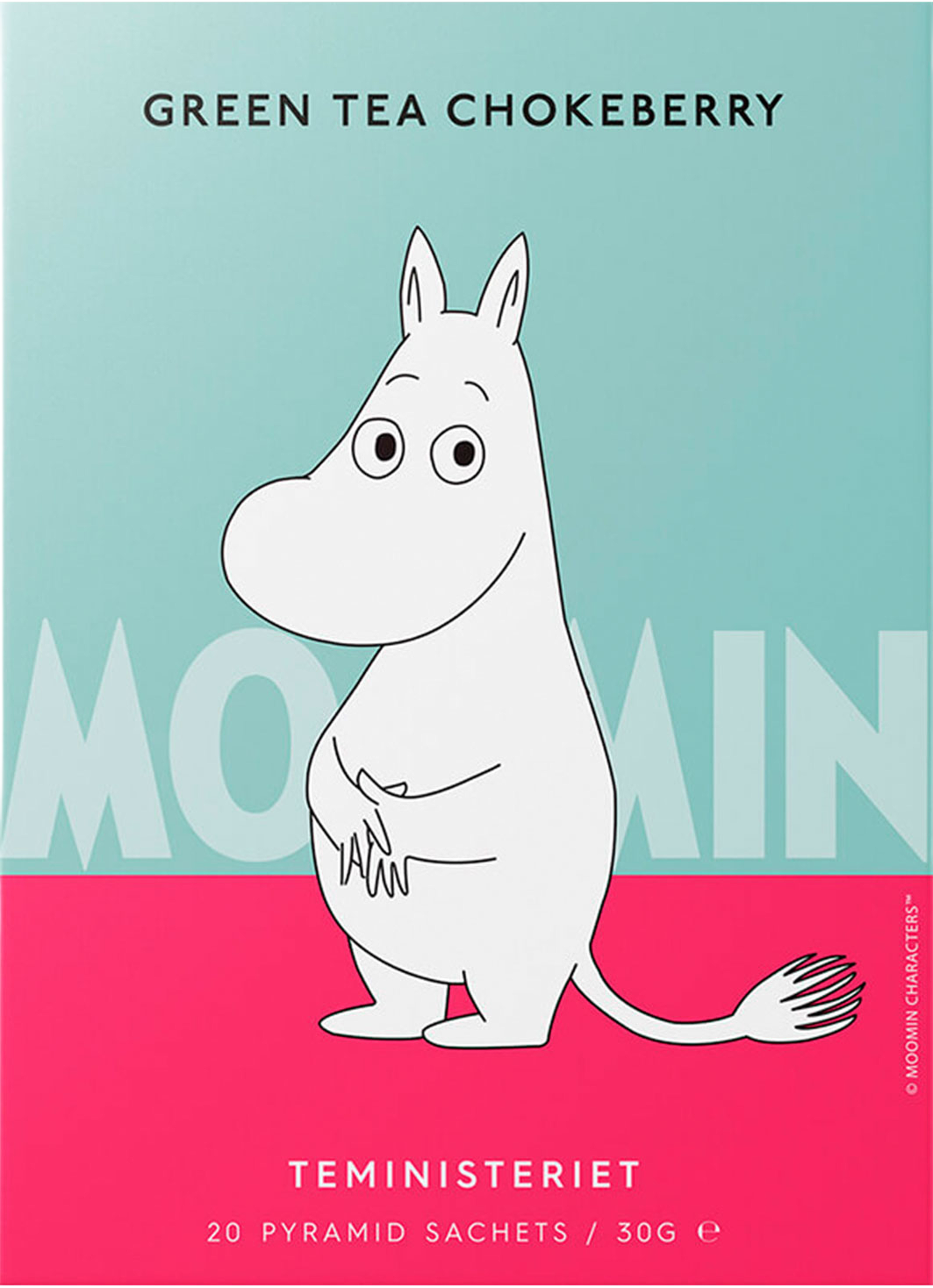 Teministeriet Moomin Green Tea Chokeberries Pyramid 30g Moomin, från Teministeriet, i färgen Grön. Klicka för att öppna bilden i stort format