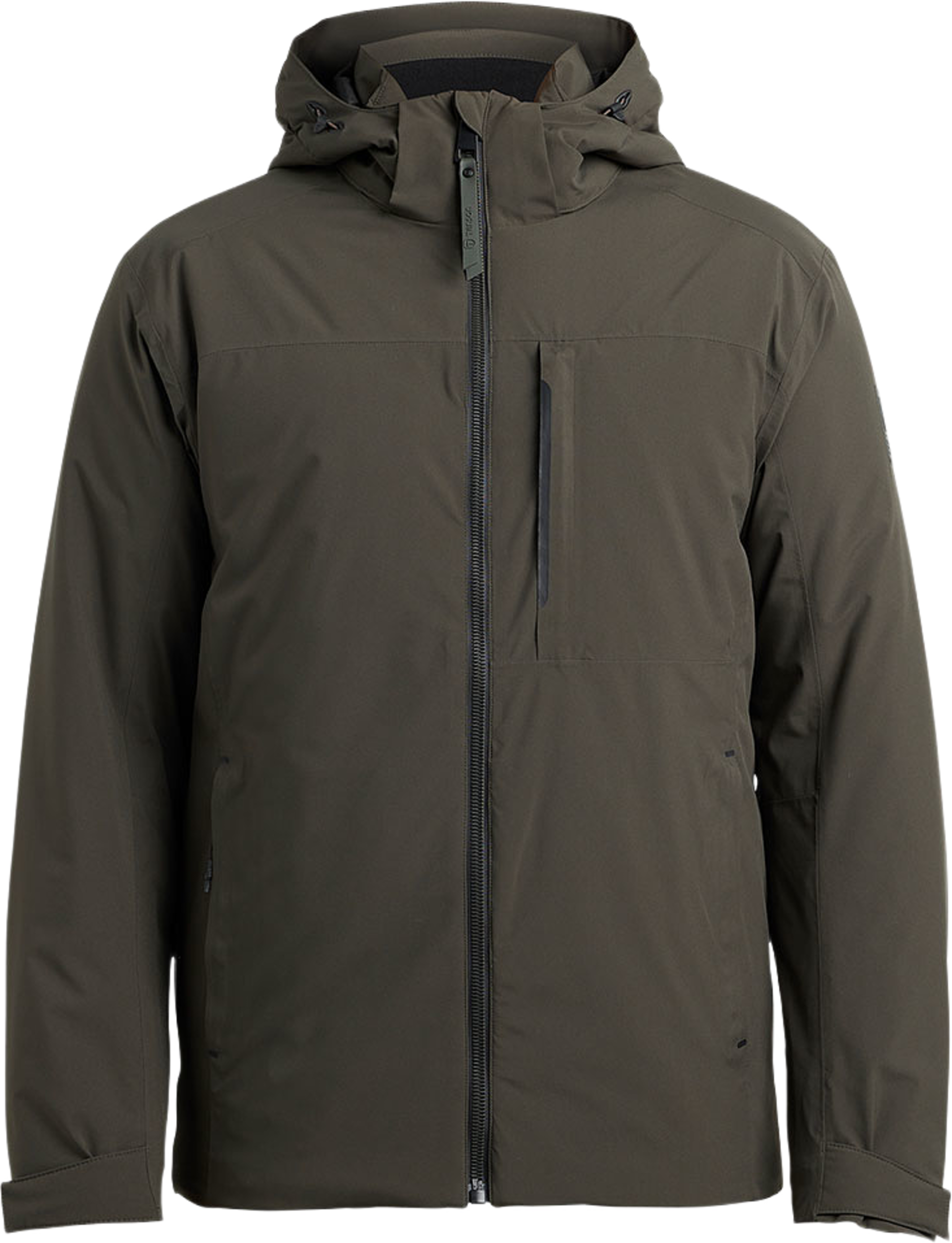Gavin Jacket Men, från Tenson, i färgen Dark Olive. Klicka för att öppna bilden i stort format