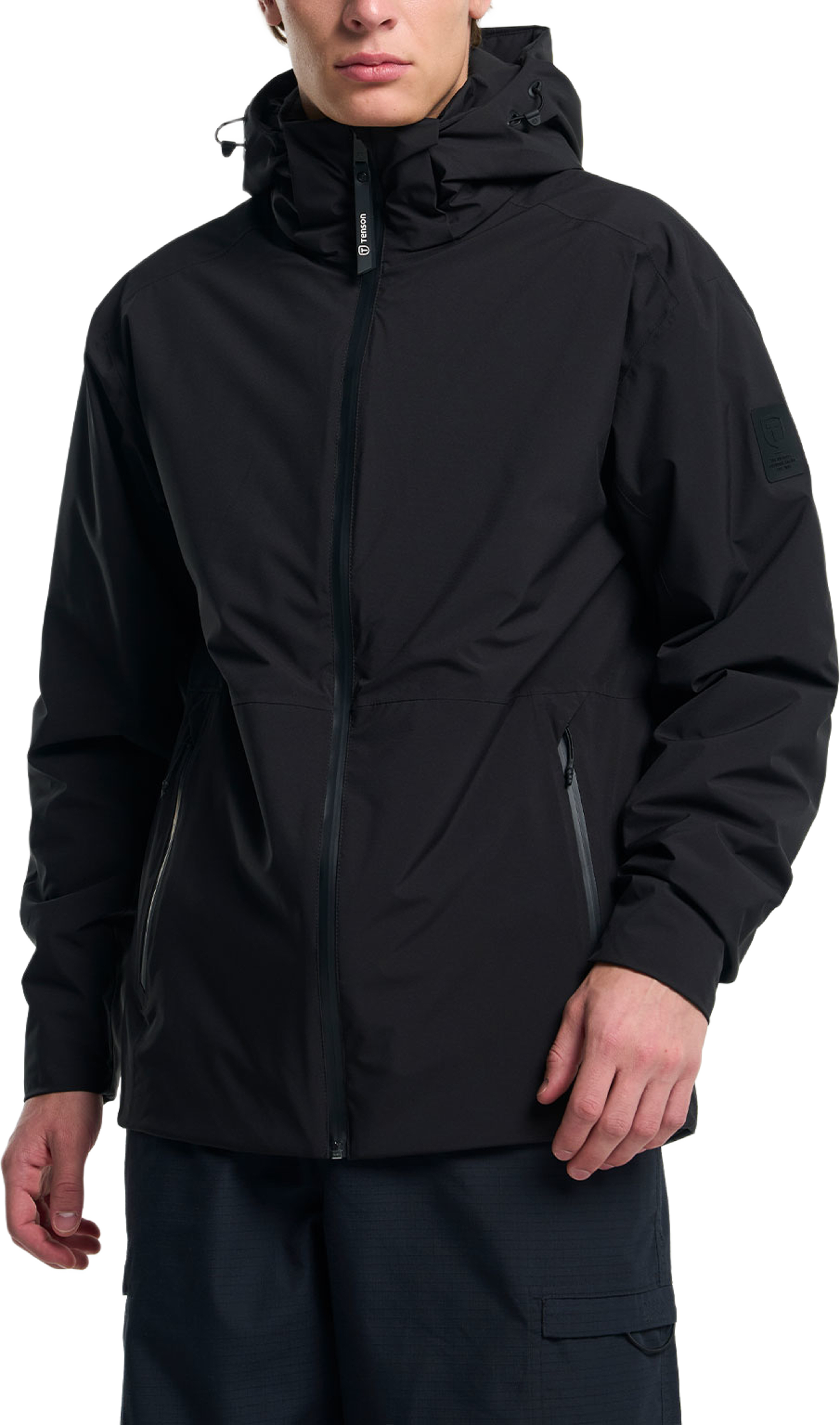 Transit Jacket Men, från Tenson, i färgen Black. Klicka för att öppna bilden i stort format