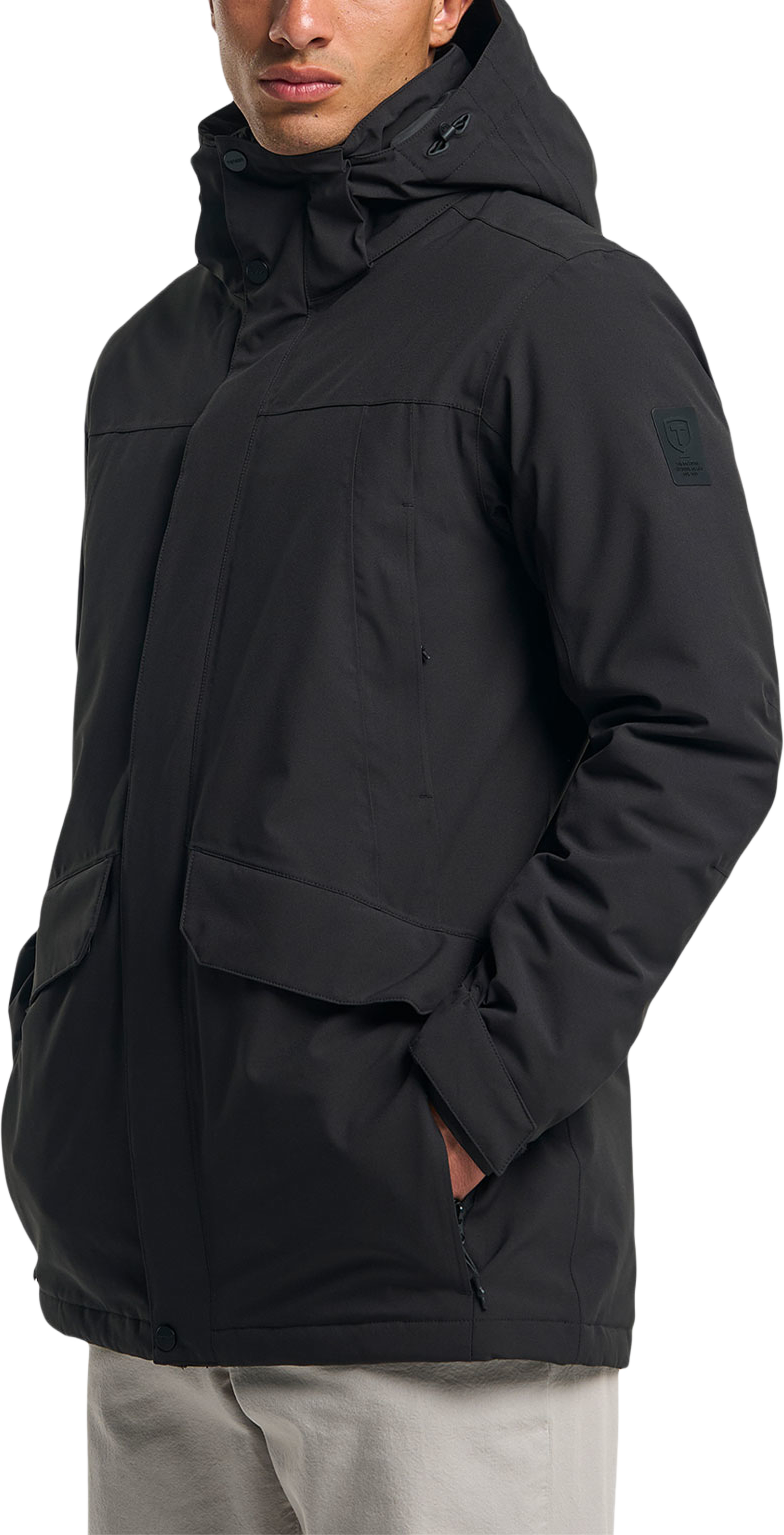 Artchi Jacket Men, från Tenson, i färgen Black. Klicka för att öppna bilden i stort format