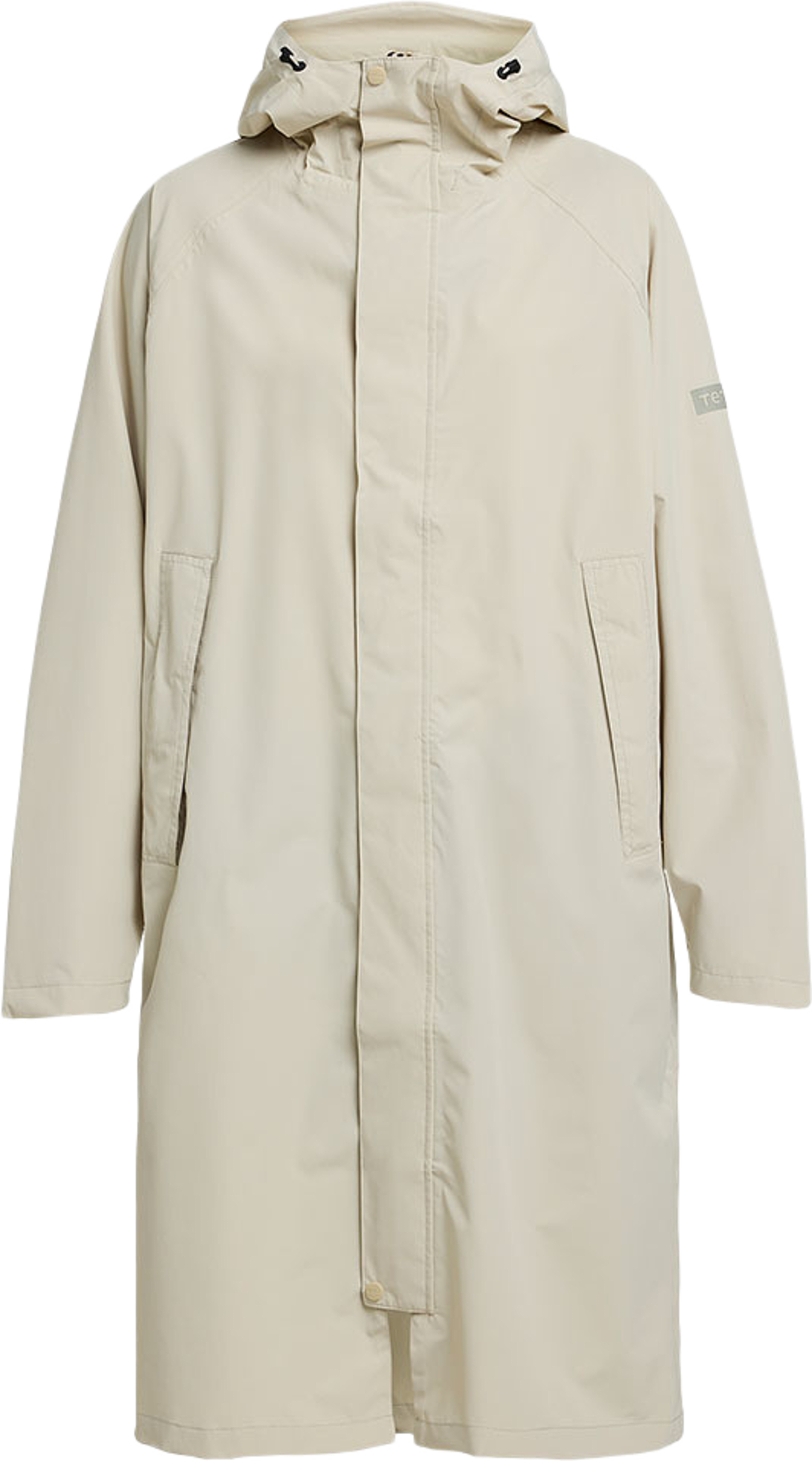 Drizzle Parka Unisex, från Tenson, i färgen Light Beige. Klicka för att öppna bilden i stort format