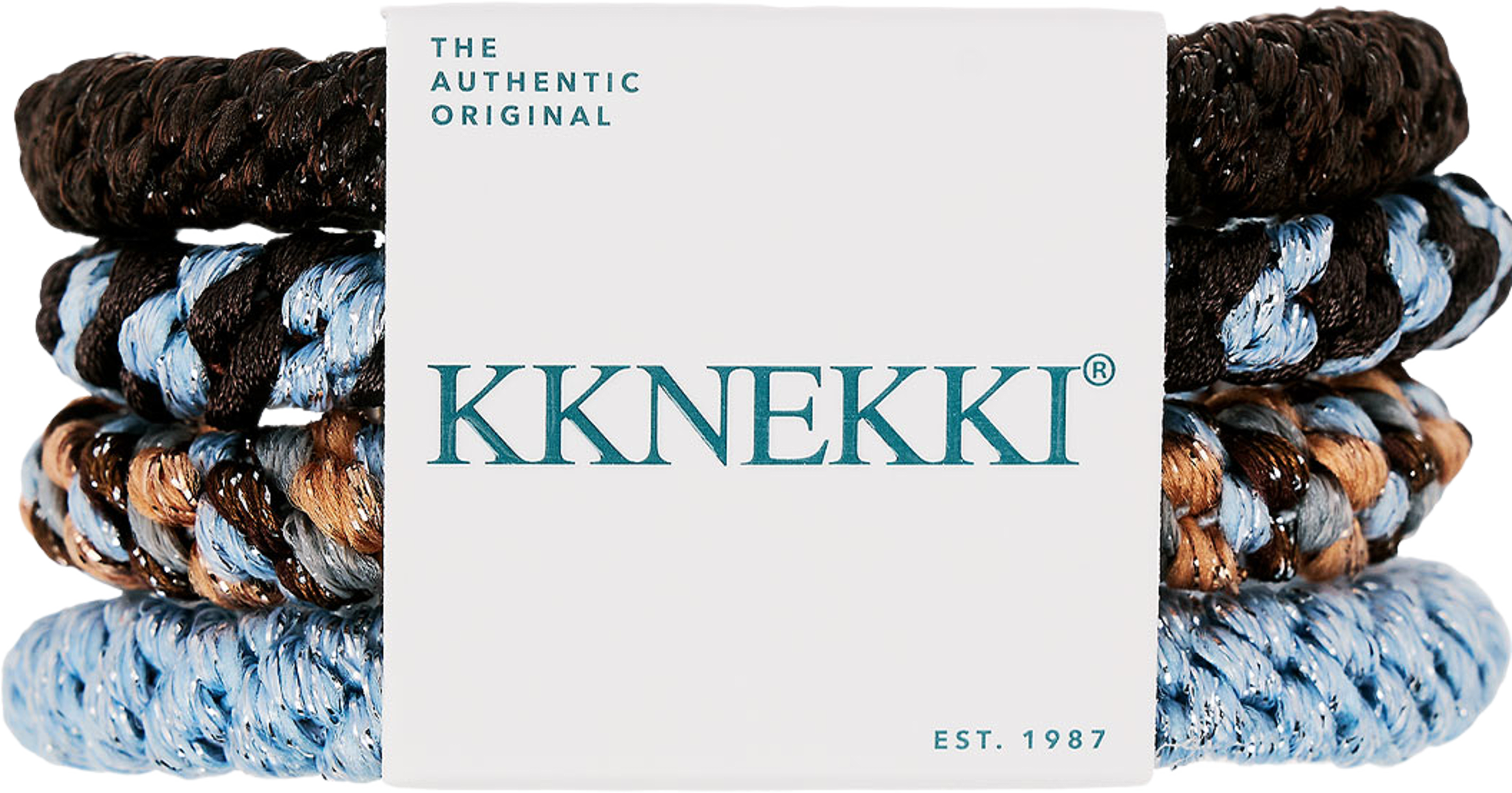 Bundle 67, från KKNEKKI, i färgen Mix Brown Light Blue. Klicka för att öppna bilden i stort format