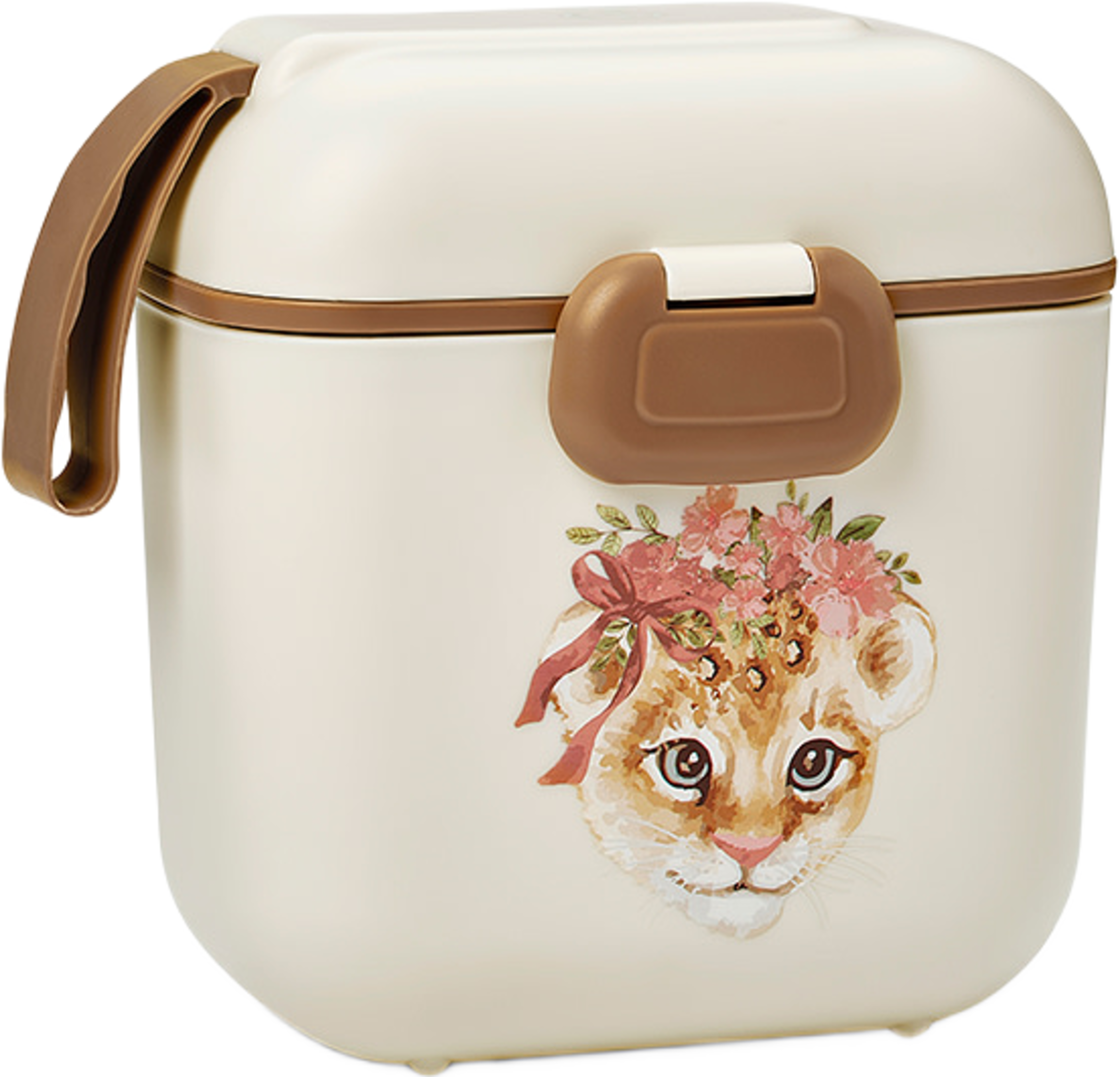 Lunch & Snack Box Rosy Bow Leo, från Elodie Details, i färgen Rosy Bow Leo. Klicka för att öppna bilden i stort format