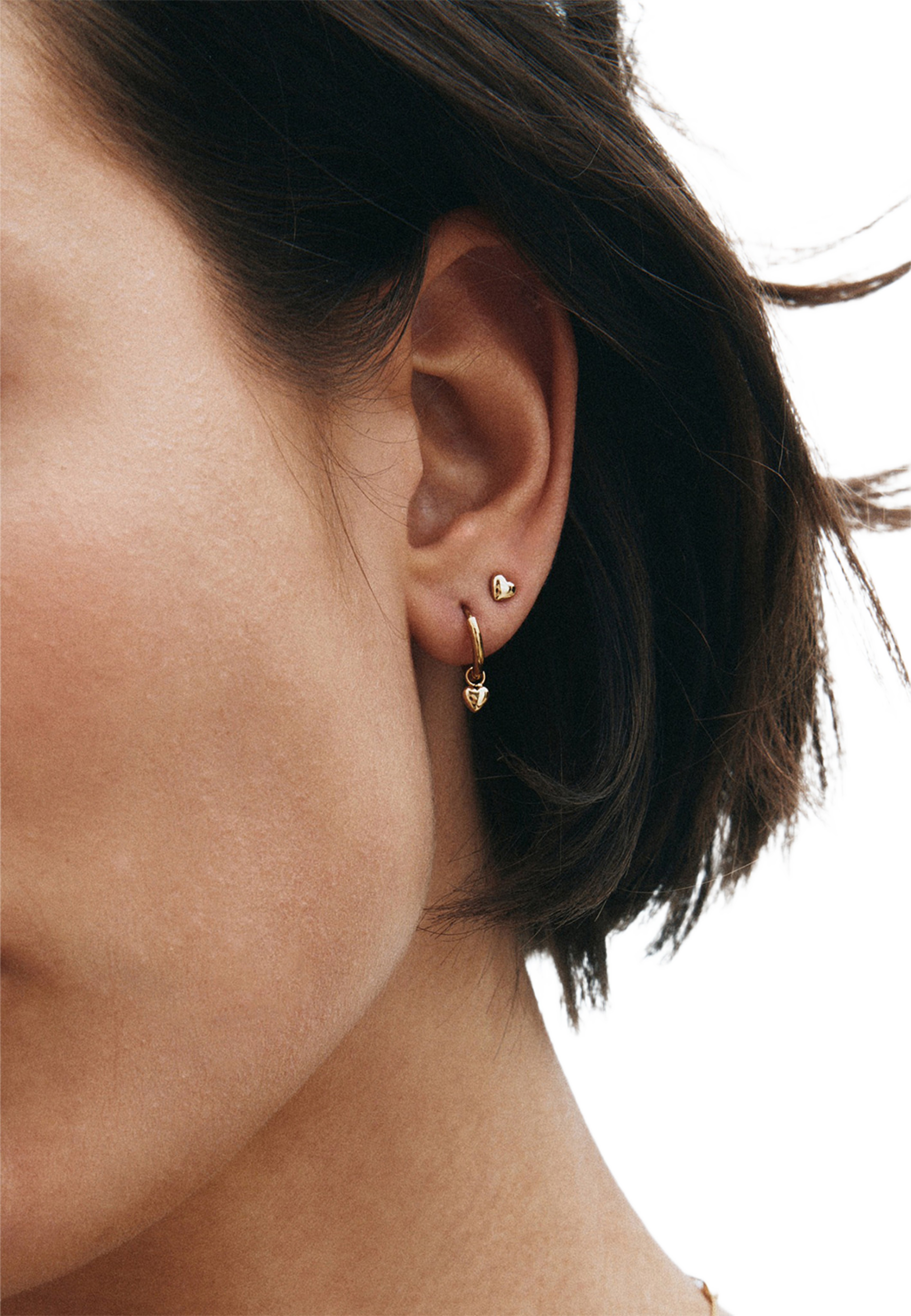 Barley Petite Hoops Gold, från Edblad, i färgen Gold. Klicka för att öppna bilden i stort format
