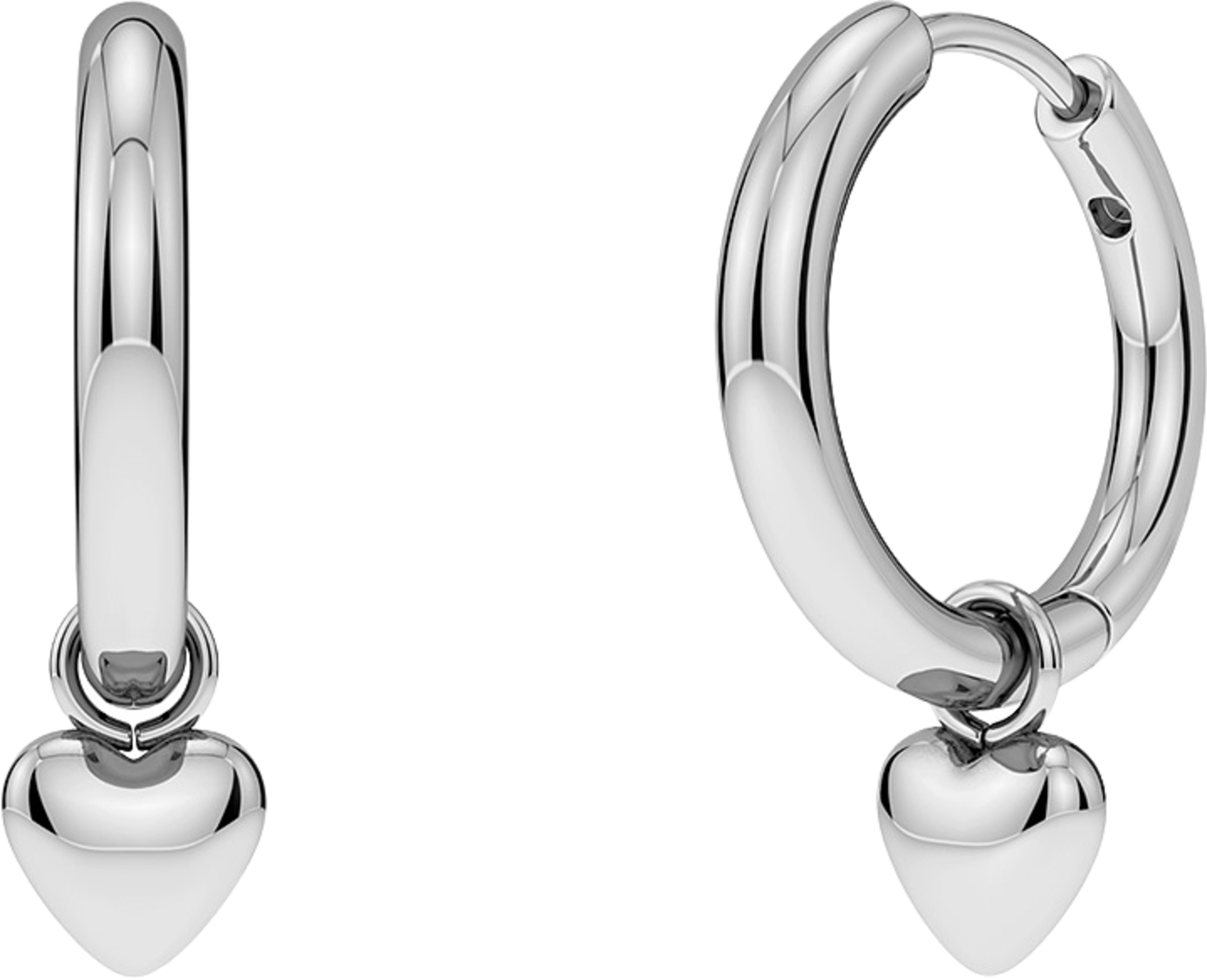 Barley Petite Hoops Silver, från Edblad, i färgen Silver. Klicka för att öppna bilden i stort format