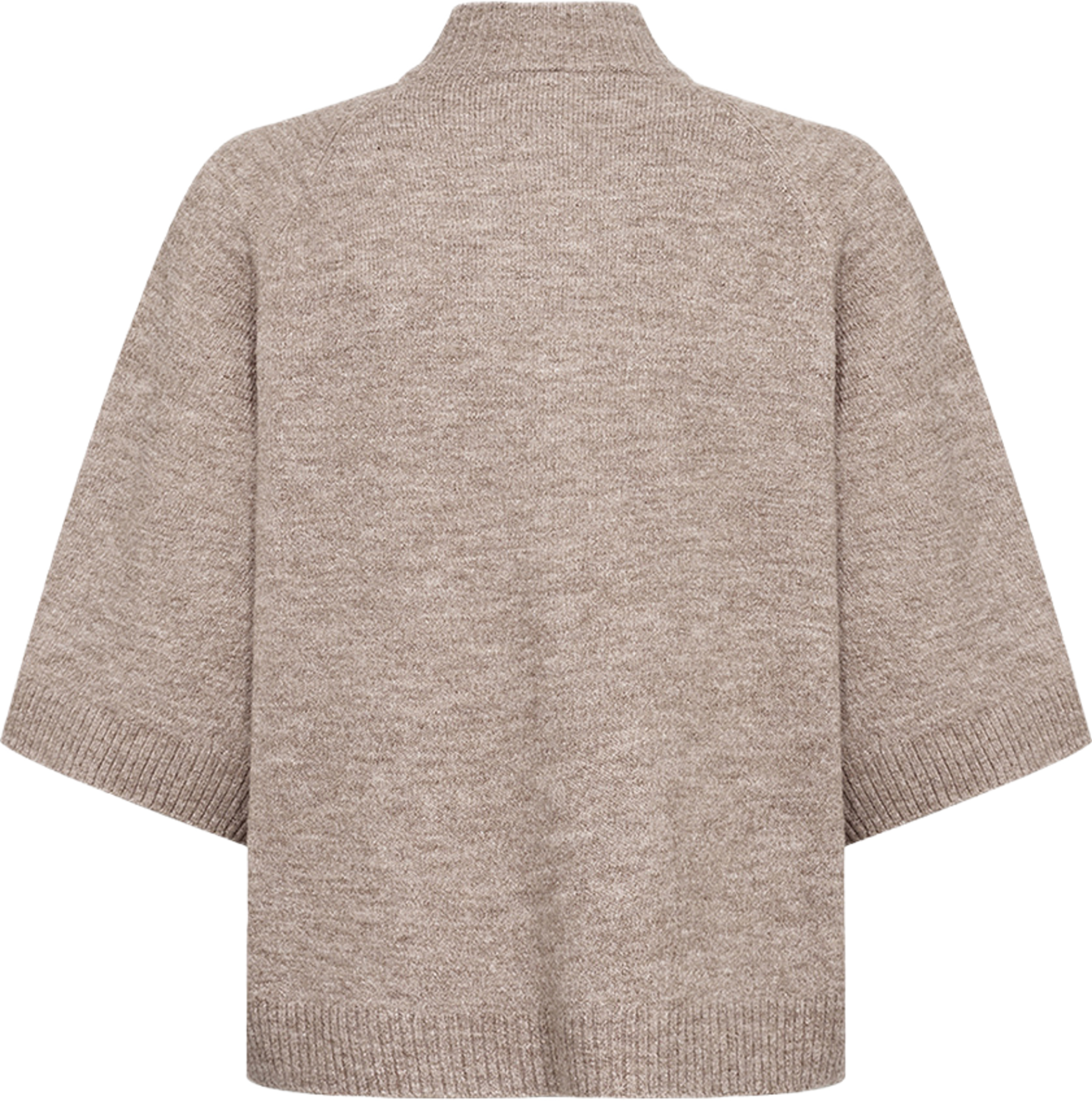 Orlean 27 Cardigan, från Soyaconcept, i färgen Sand Melange. Klicka för att öppna bilden i stort format