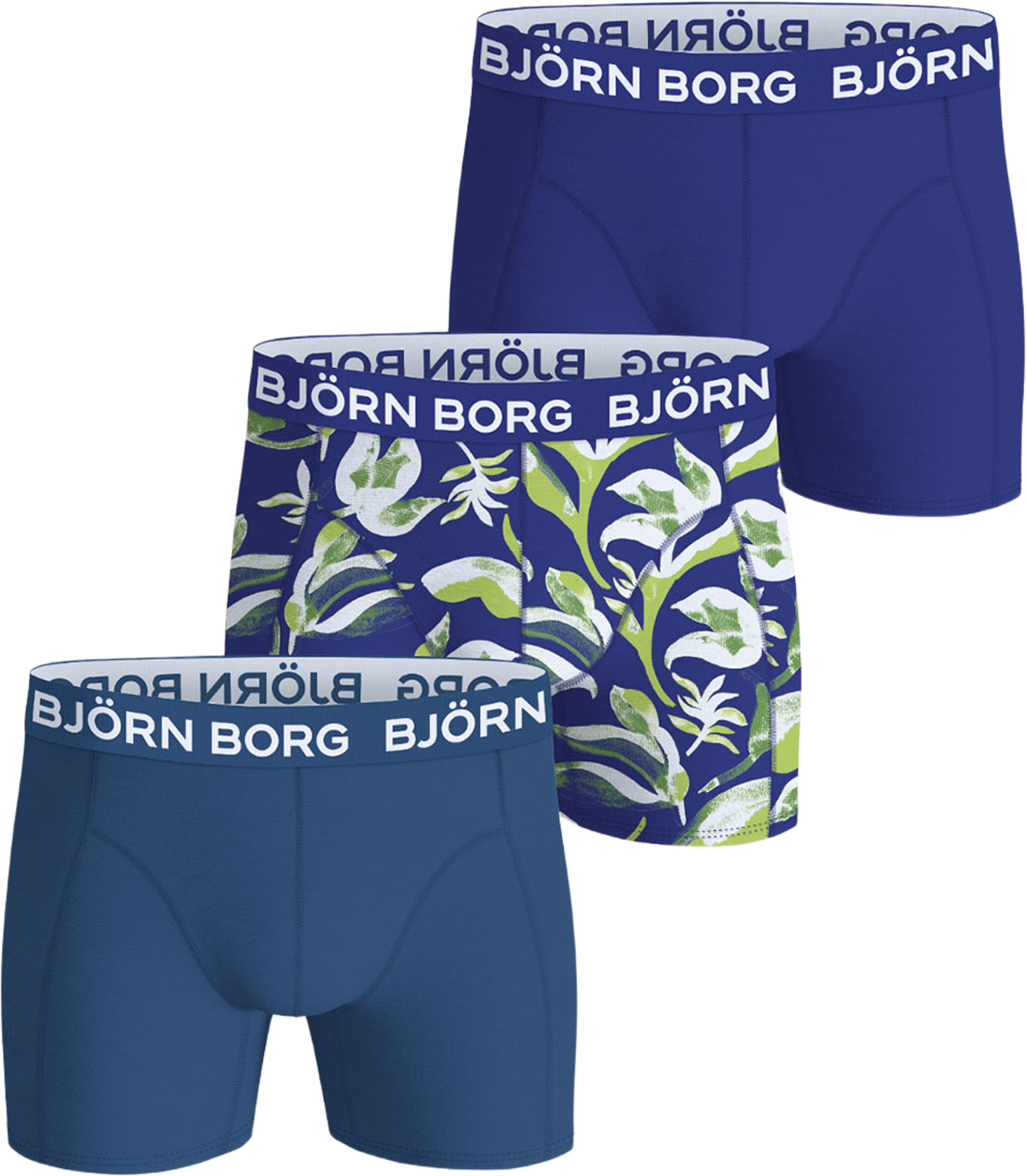 Cotton stretch boxer 3p, från Björn Borg, i färgen Multipack 2. Klicka för att öppna bilden i stort format