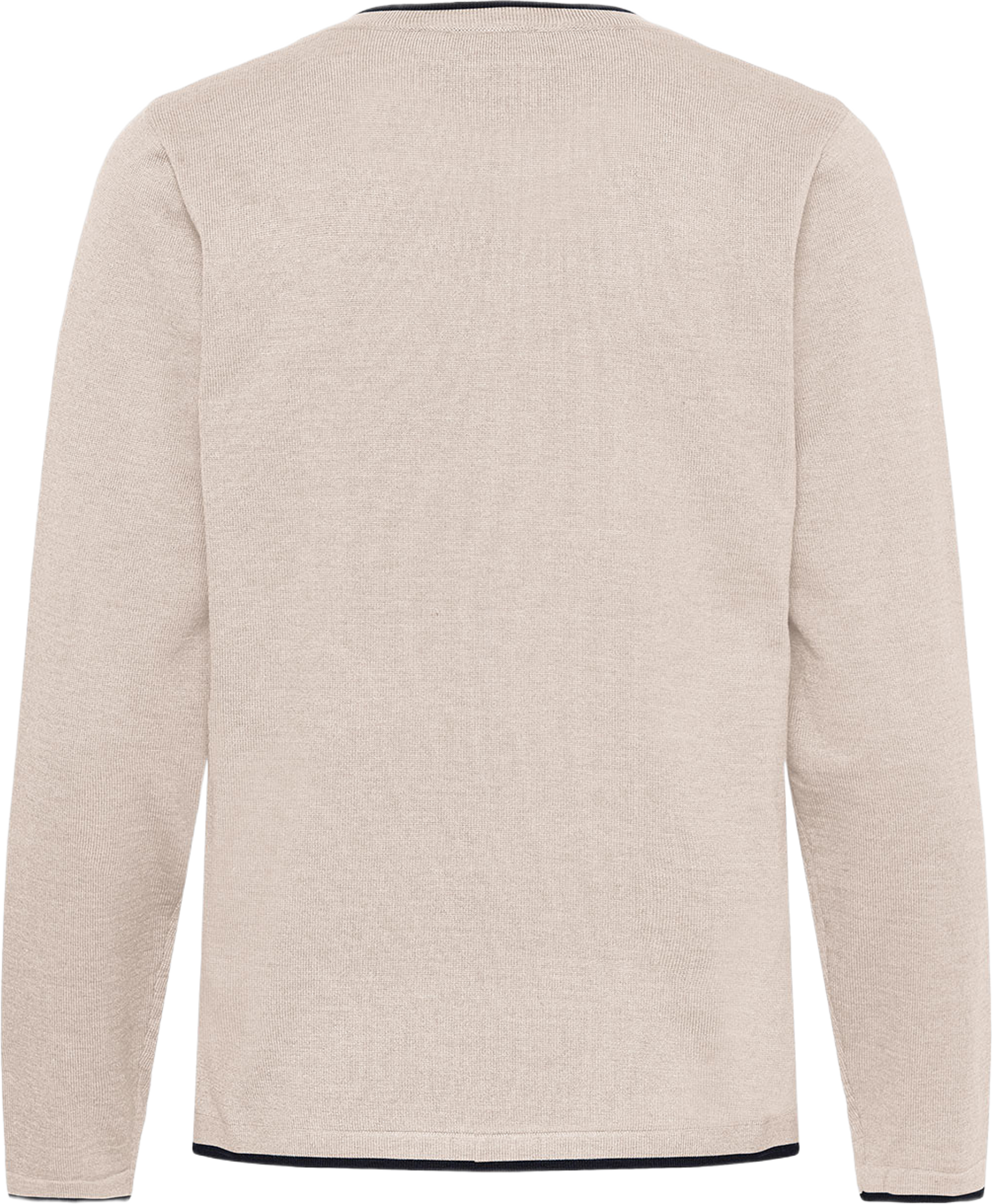 MilaSZ LS Contrast Pullover, från Saint Tropez, i färgen Gray Morn Mel. Black Contrast. Klicka för att öppna bilden i stort format