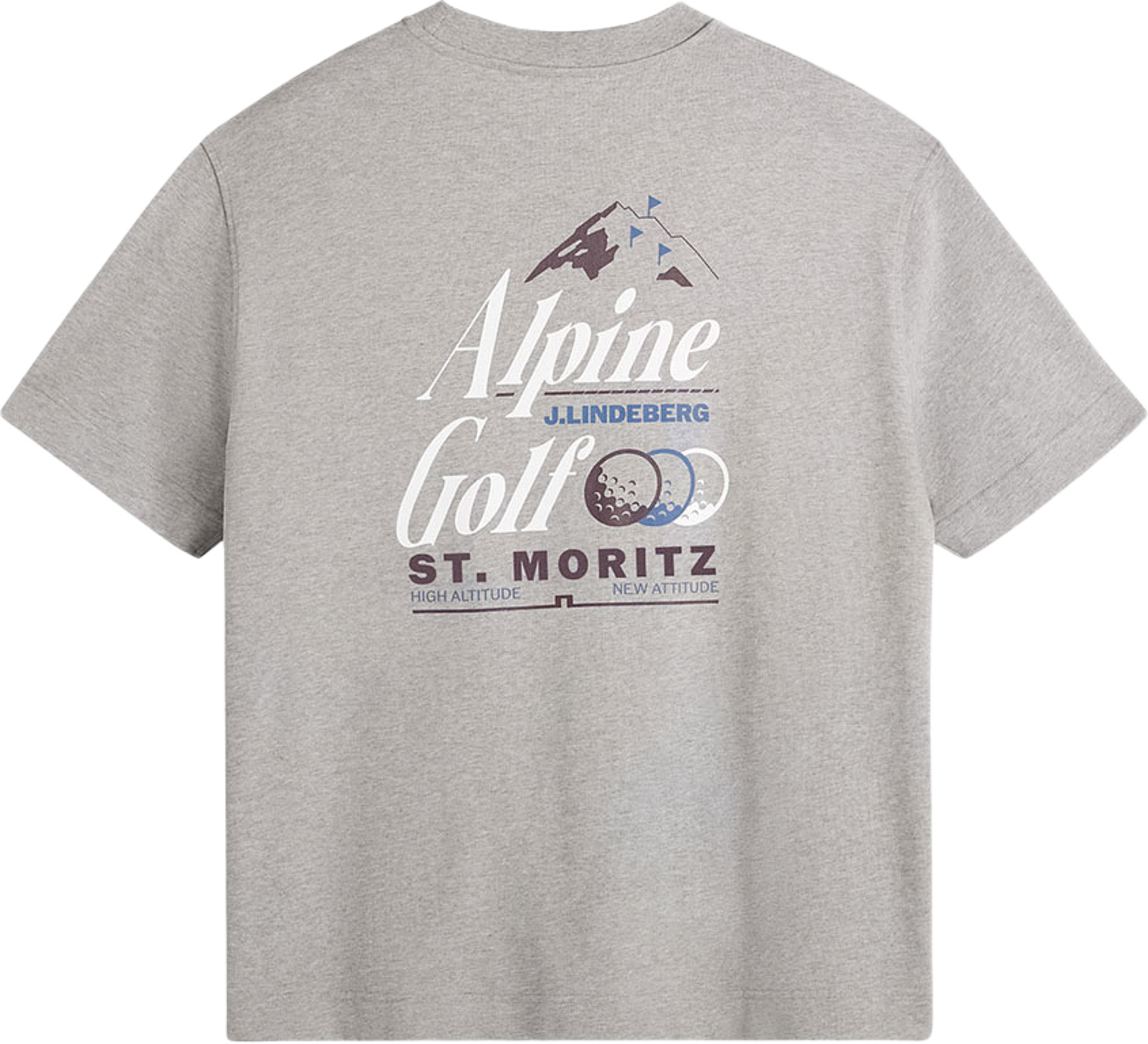 Bennett Heavy T-Shirt, från J.Lindeberg, i färgen Light Grey Melange. Klicka för att öppna bilden i stort format