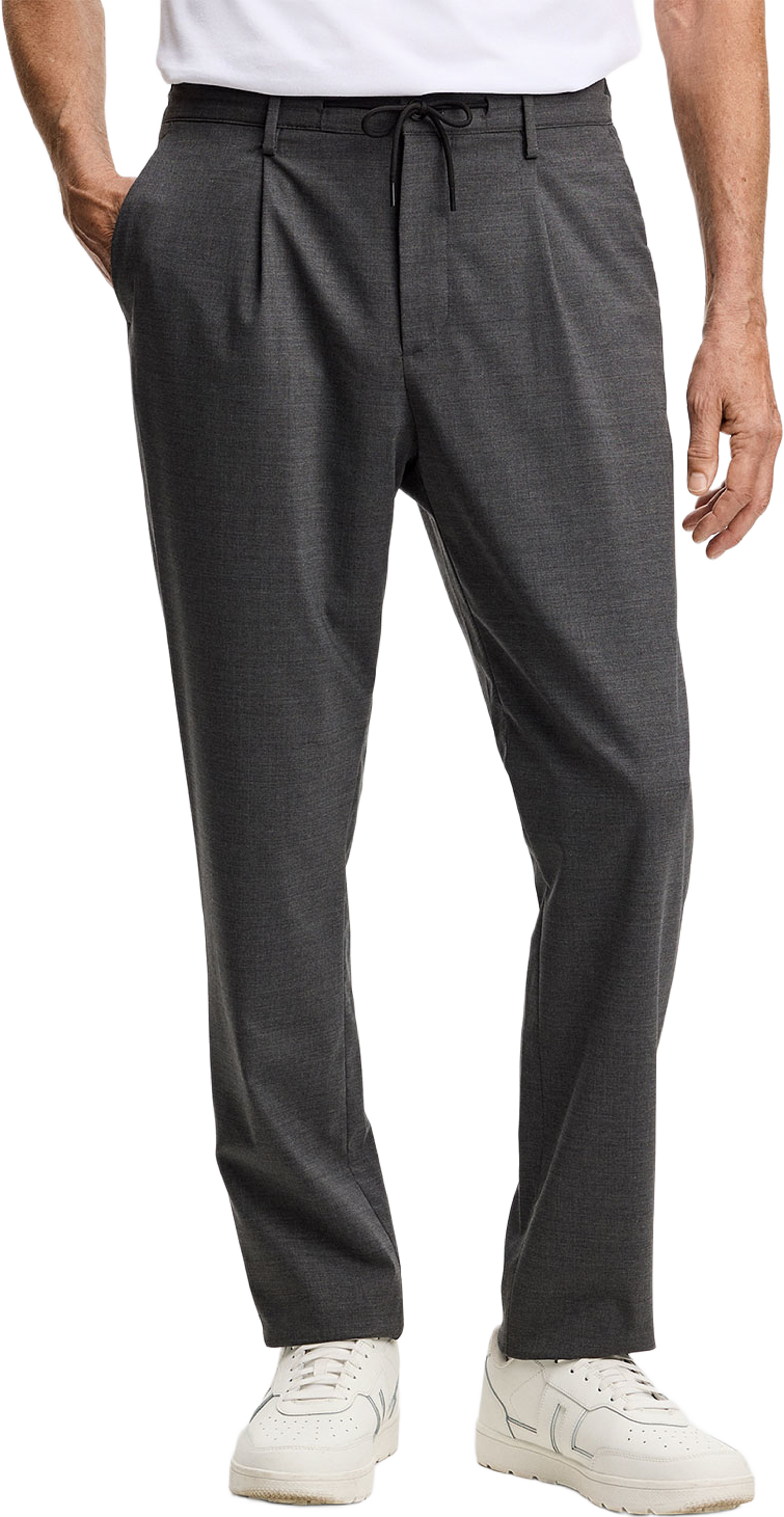 Harris Stretch Wool Pants, från J.Lindeberg, i färgen Light Grey Melange. Klicka för att öppna bilden i stort format