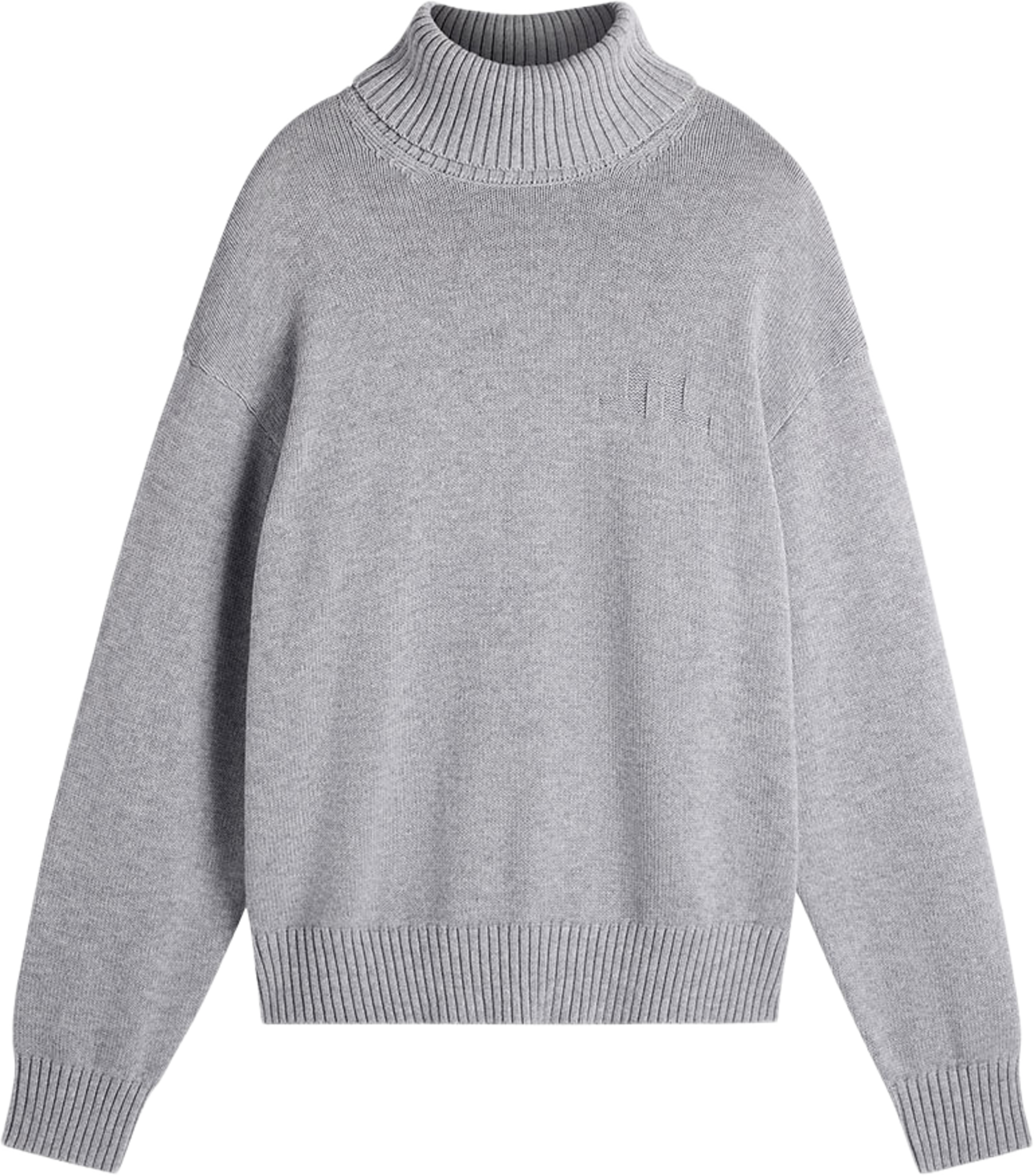 Eddy Knitted Turtleneck, från J.Lindeberg, i färgen Light Grey Melange. Klicka för att öppna bilden i stort format