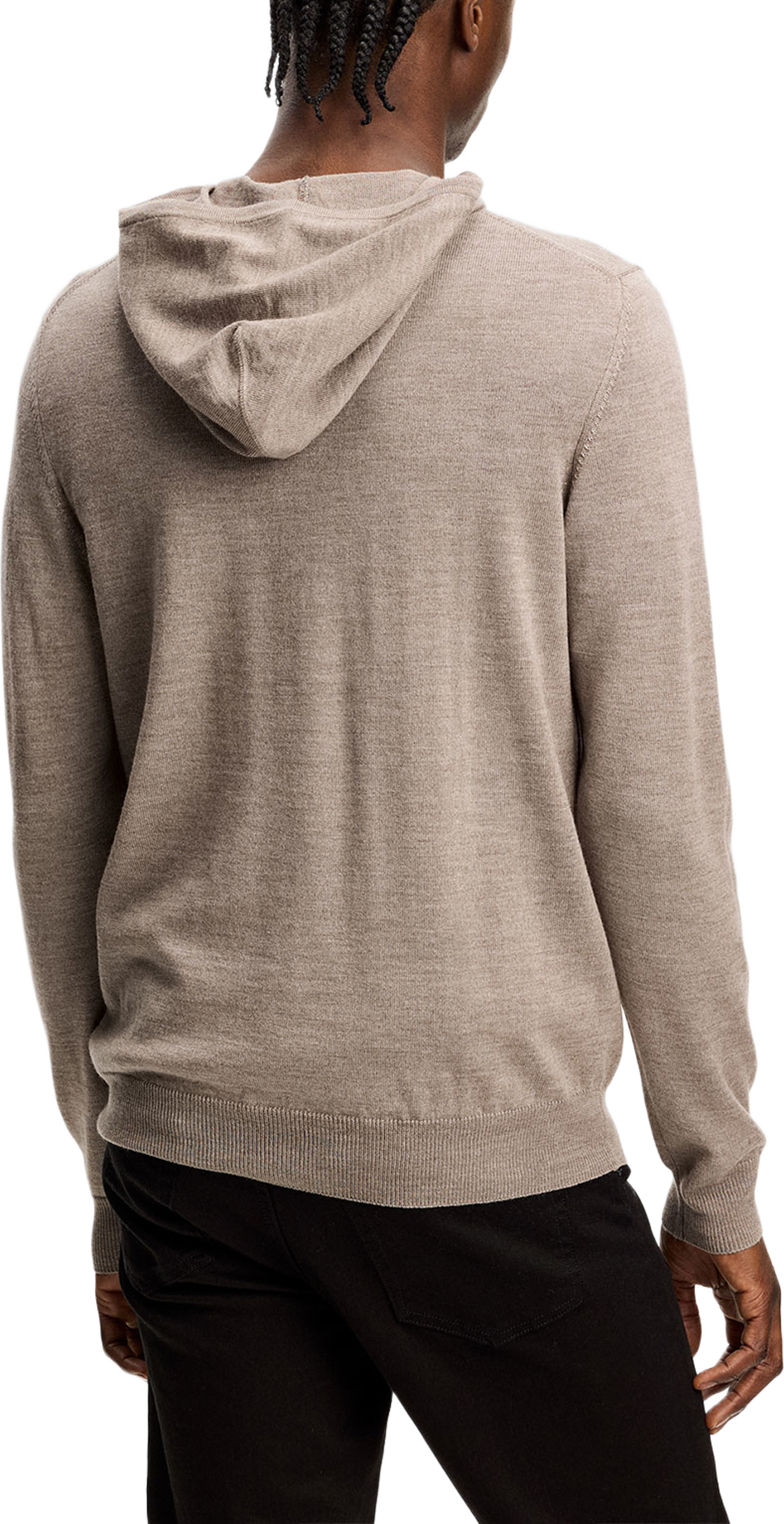 Karl Merino Hoodie, från J.Lindeberg, i färgen Brindle Melange. Klicka för att öppna bilden i stort format
