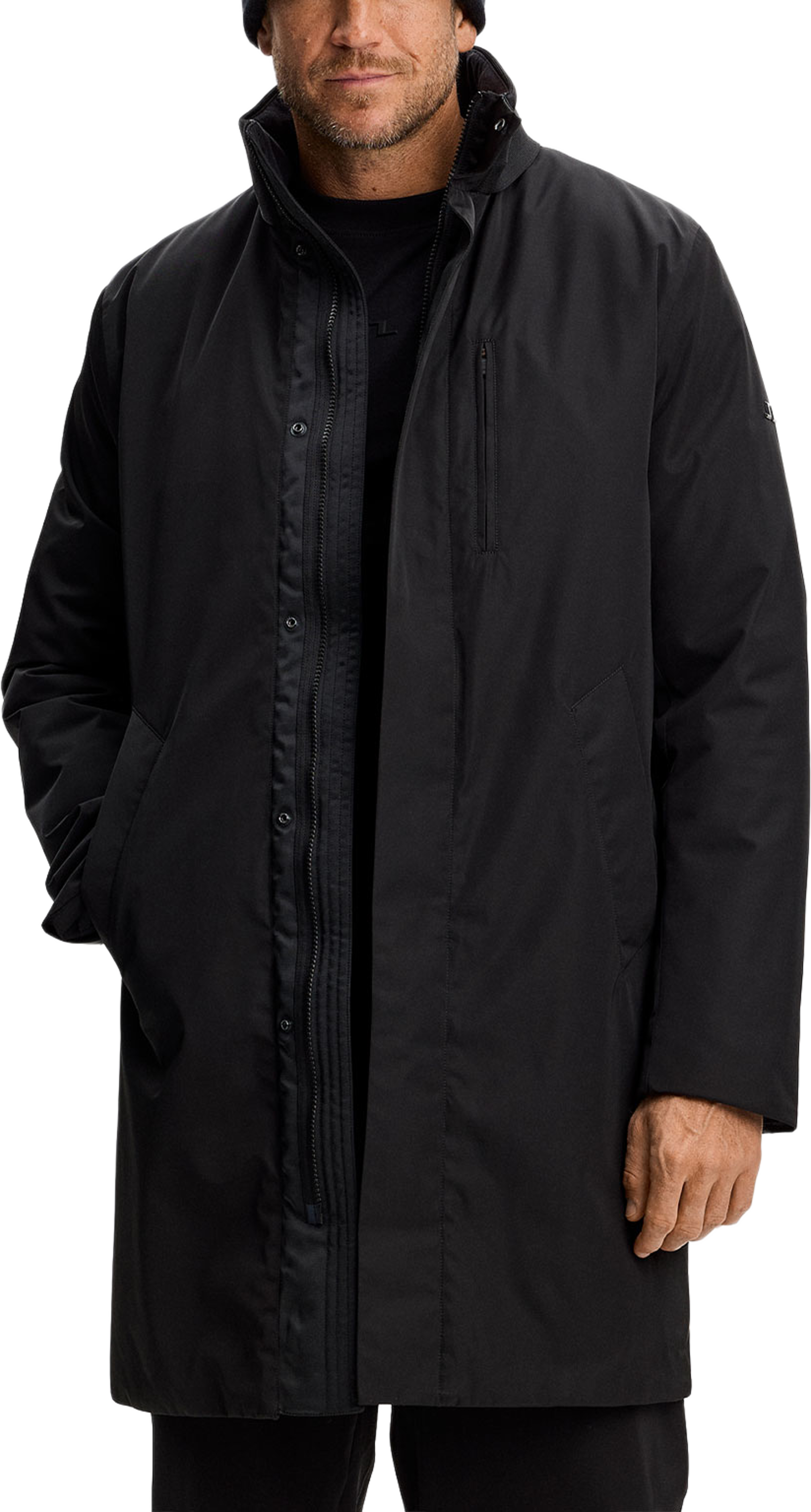 Harold Padded Jacket, från J.Lindeberg, i färgen Black. Klicka för att öppna bilden i stort format