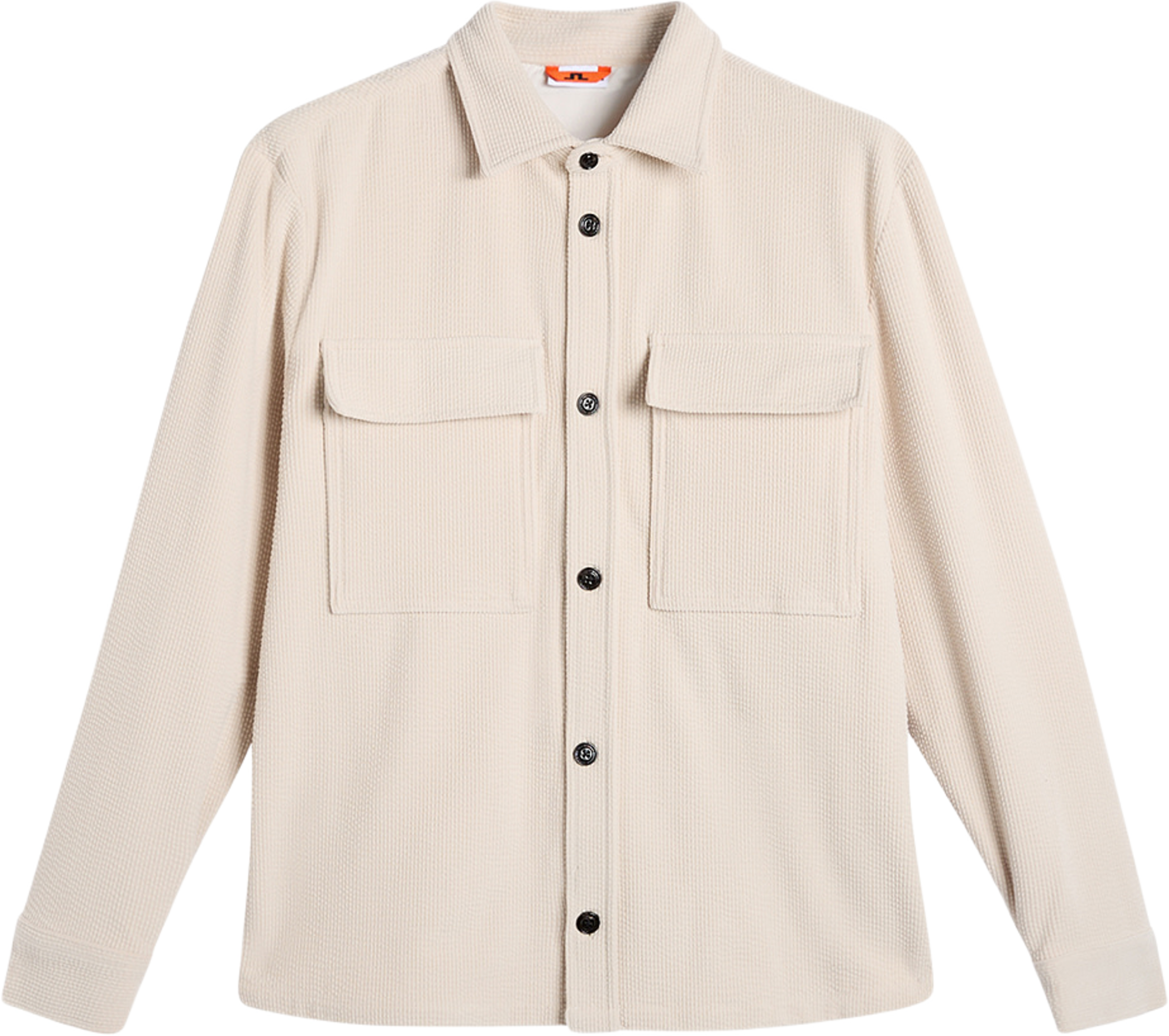Finnigan Drape Cord Shirt Shirt, från J.Lindeberg, i färgen Moonbeam. Klicka för att öppna bilden i stort format