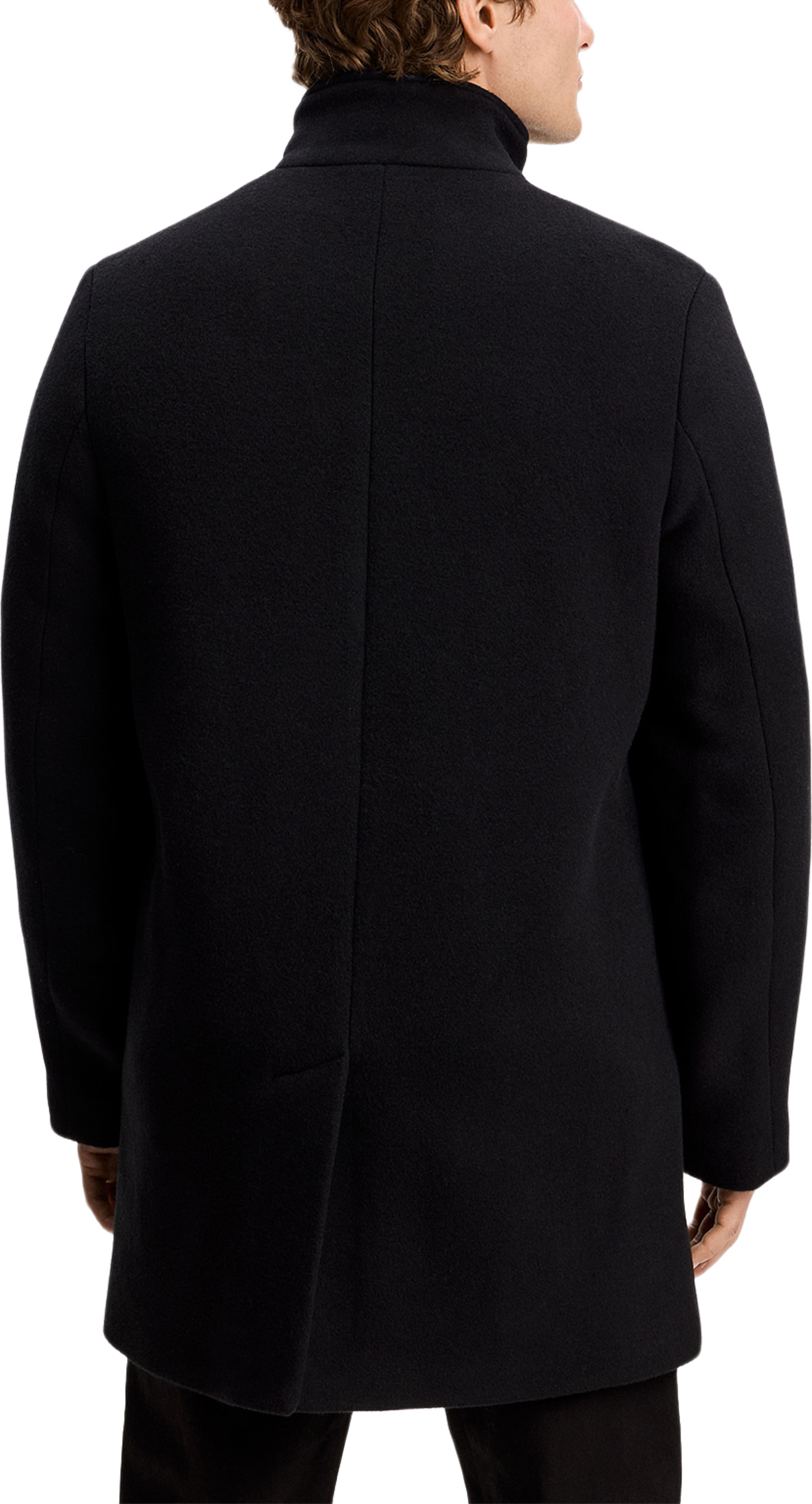 Lexon Wool Coat, från J.Lindeberg, i färgen Black. Klicka för att öppna bilden i stort format