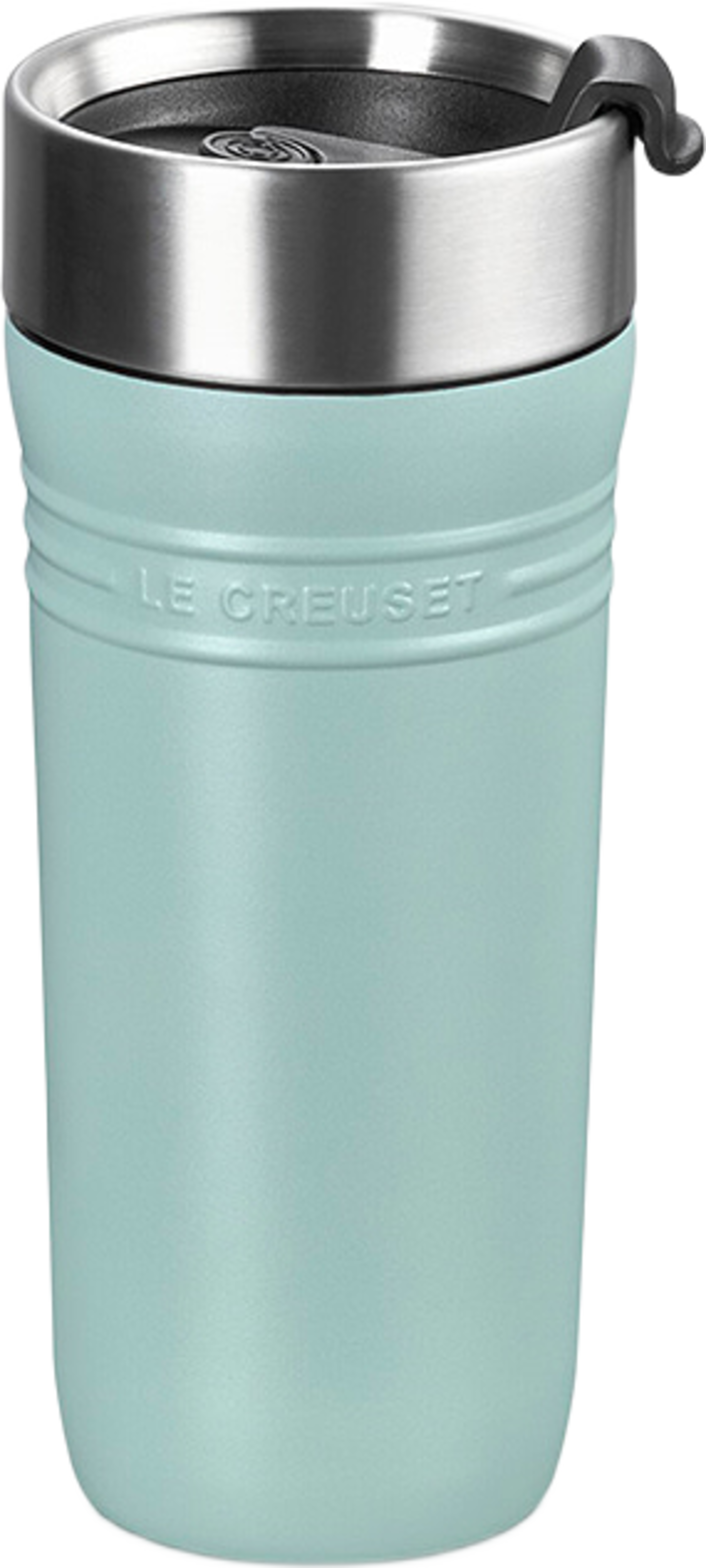 On The Go mugg 350ml Sea Salt, från Le Creuset, i färgen Sea Salt. Klicka för att öppna bilden i stort format