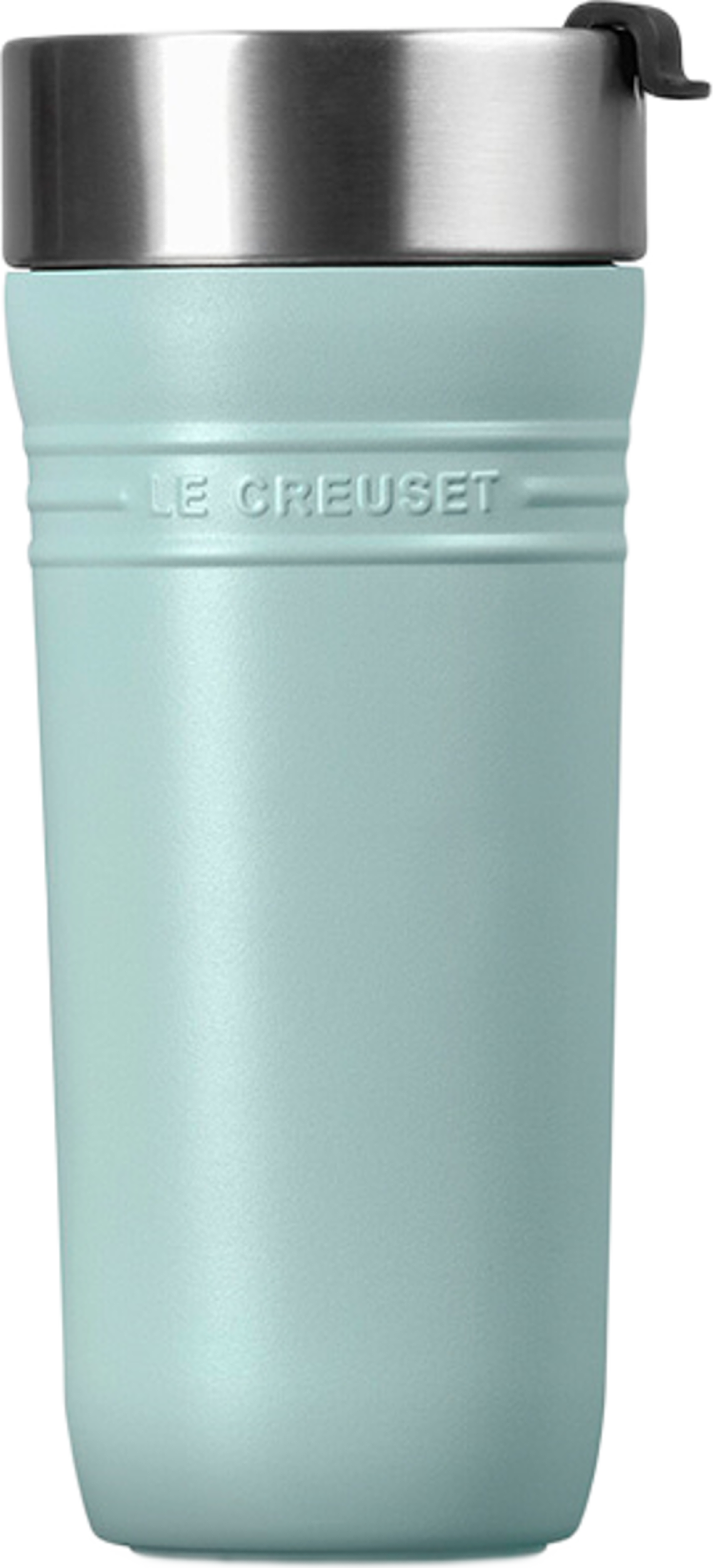 On The Go mugg 350ml Sea Salt, från Le Creuset, i färgen Sea Salt. Klicka för att öppna bilden i stort format