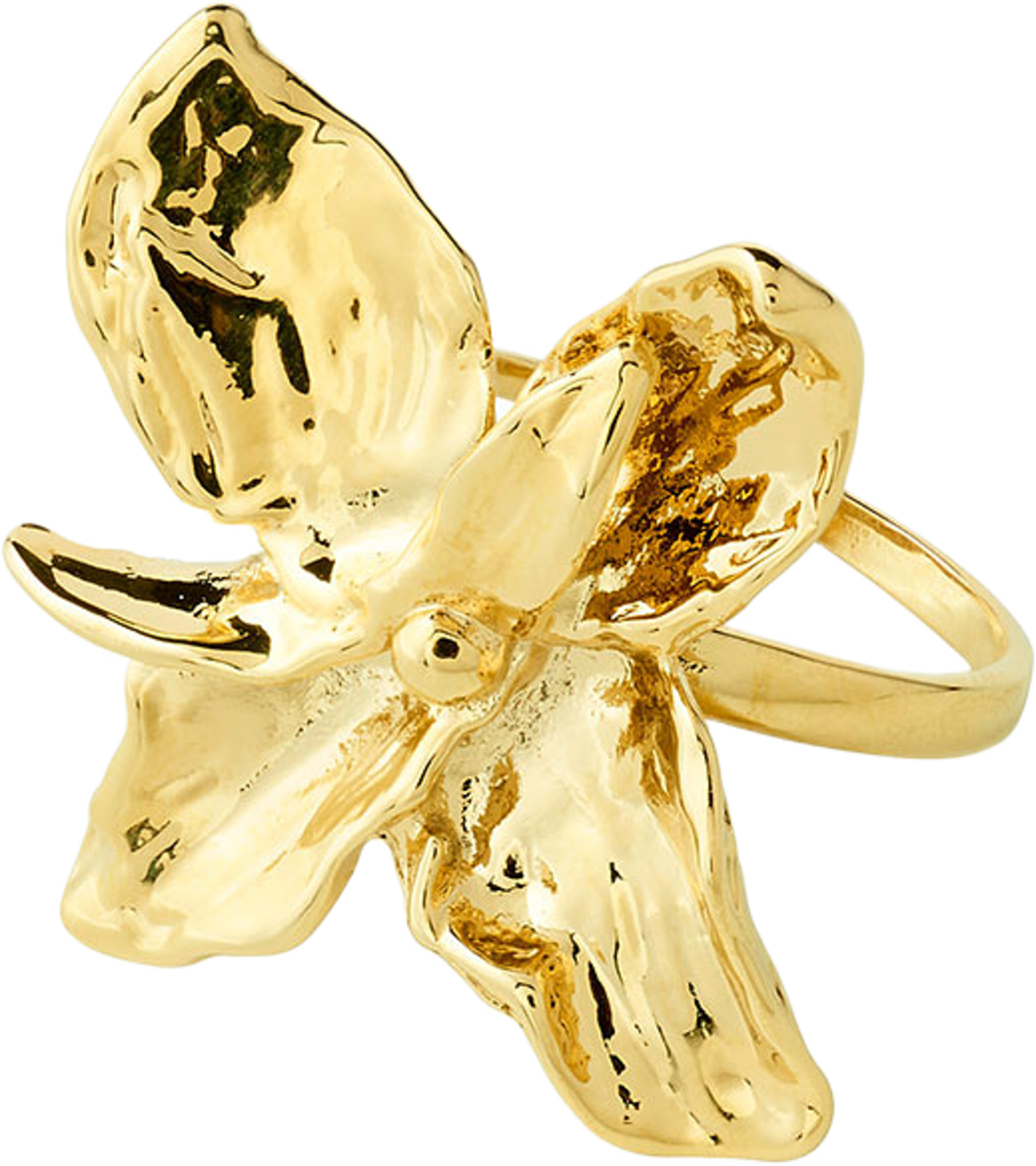 TRACE ring gold-plated, från Pilgrim, i färgen Gold Plated. Klicka för att öppna bilden i stort format