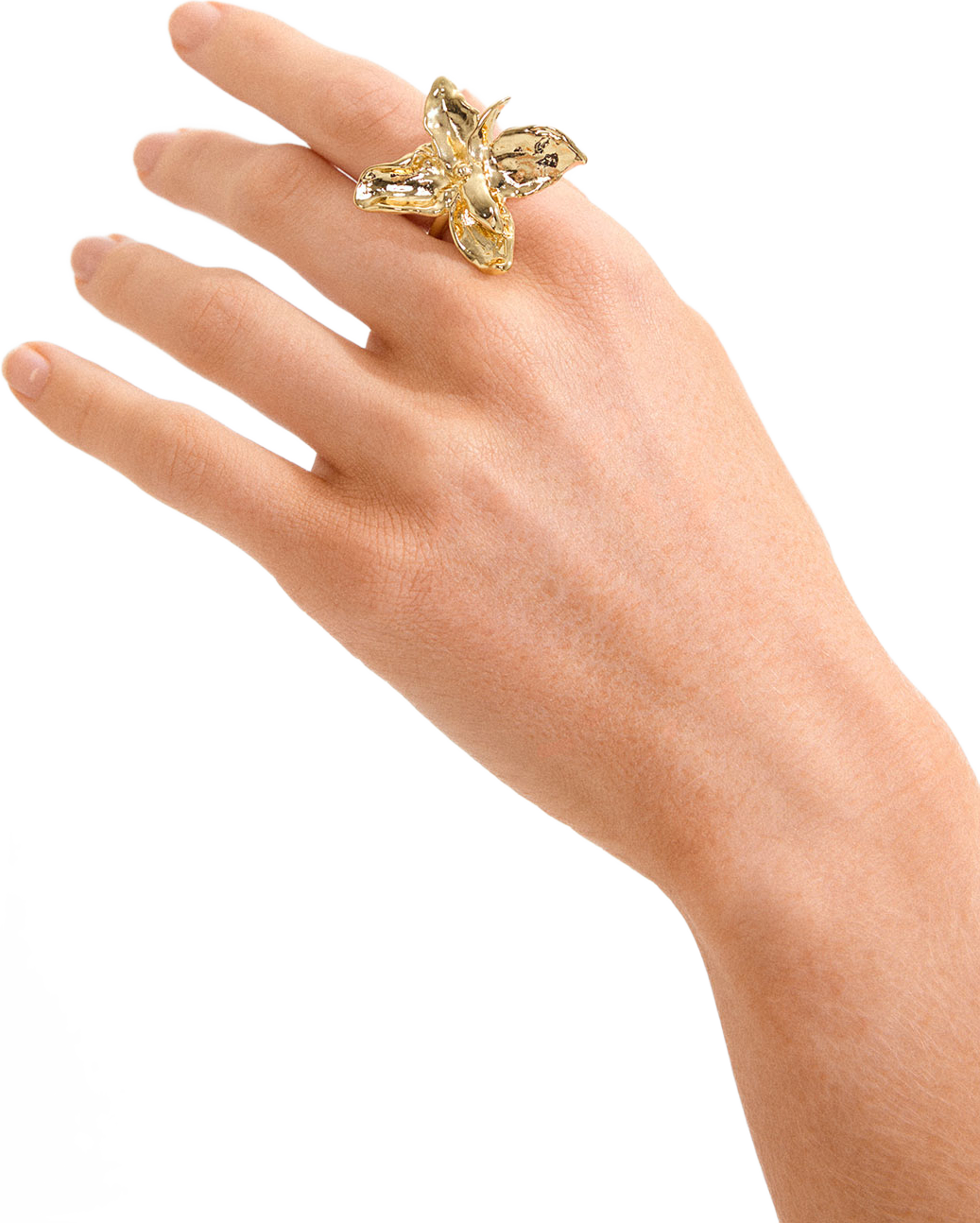 TRACE ring gold-plated, från Pilgrim, i färgen Gold Plated. Klicka för att öppna bilden i stort format