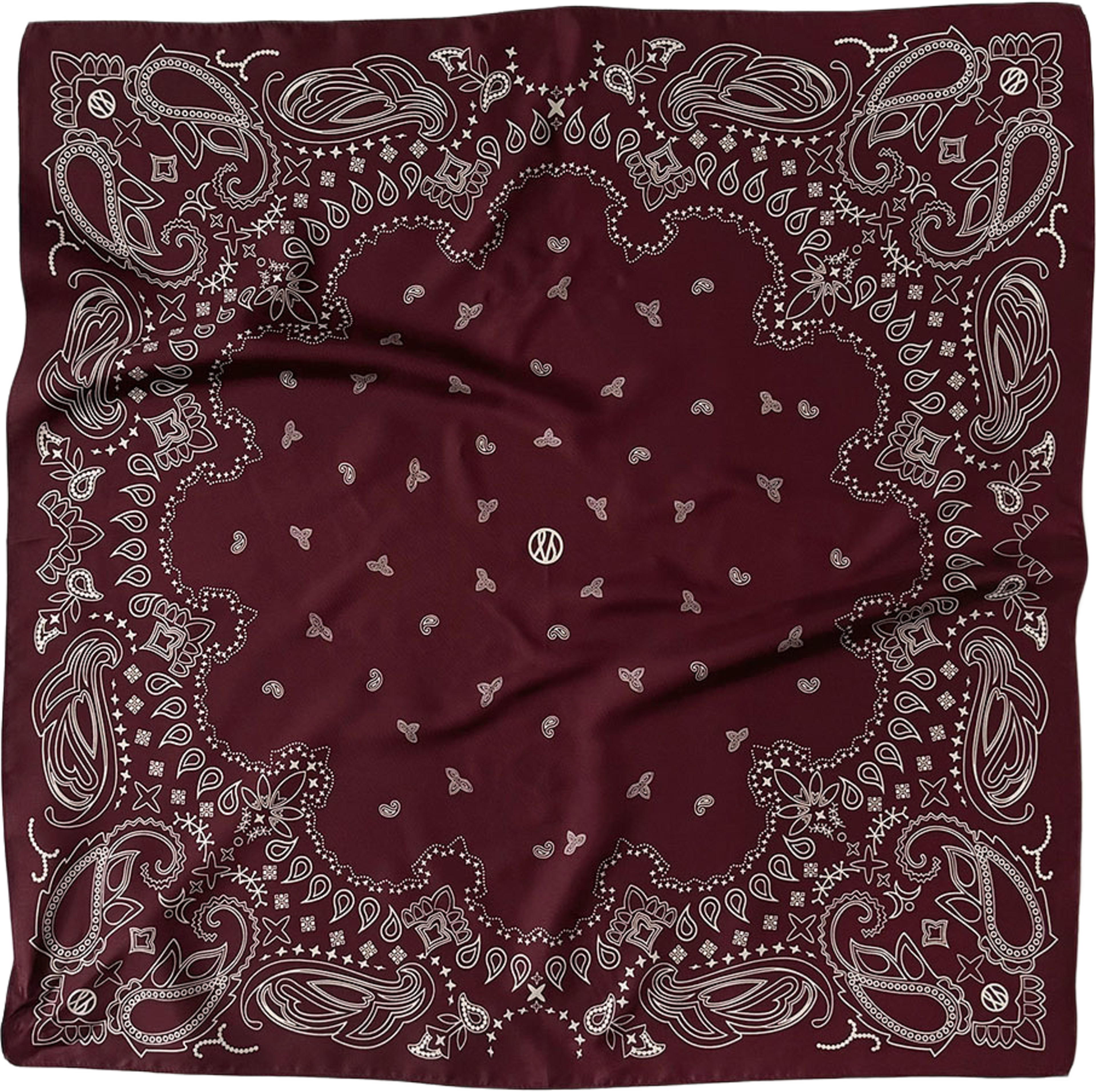 Paisley Scarf Wine Red, från lescarf, i färgen Wine Red & White. Klicka för att öppna bilden i stort format