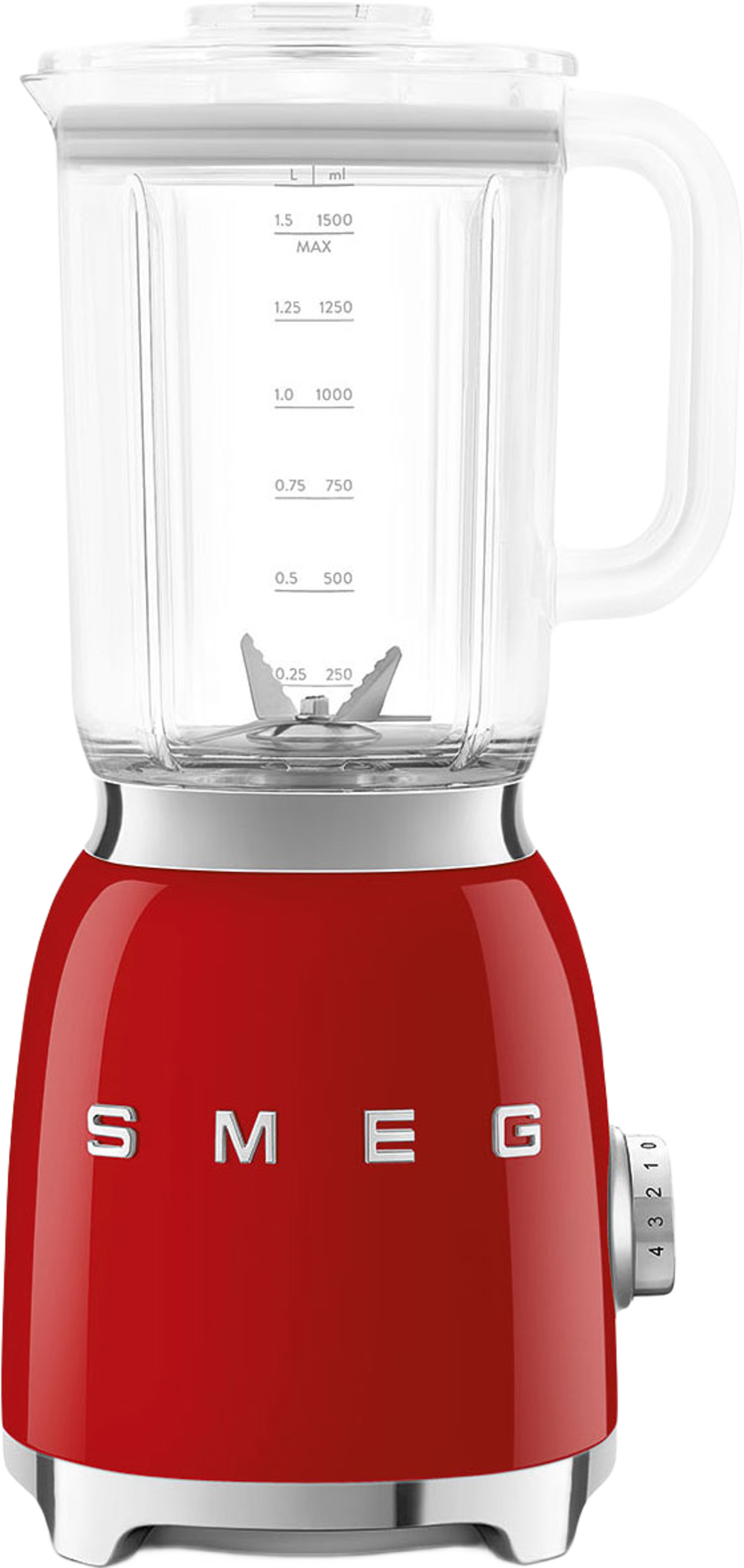 Blender Red Eu 50's Style, från Smeg, i färgen Red. Klicka för att öppna bilden i stort format
