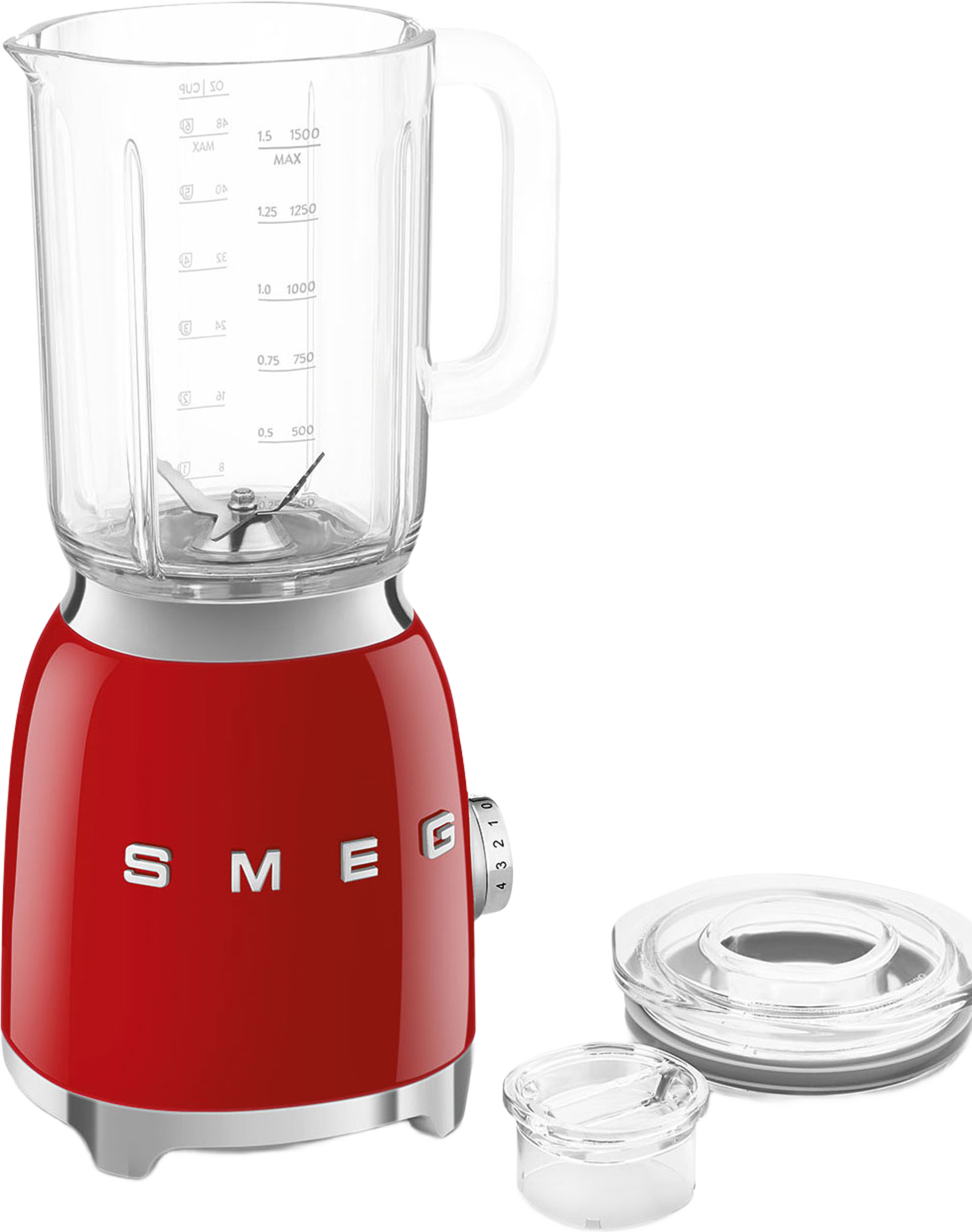 Blender Red Eu 50's Style, från Smeg, i färgen Red. Klicka för att öppna bilden i stort format
