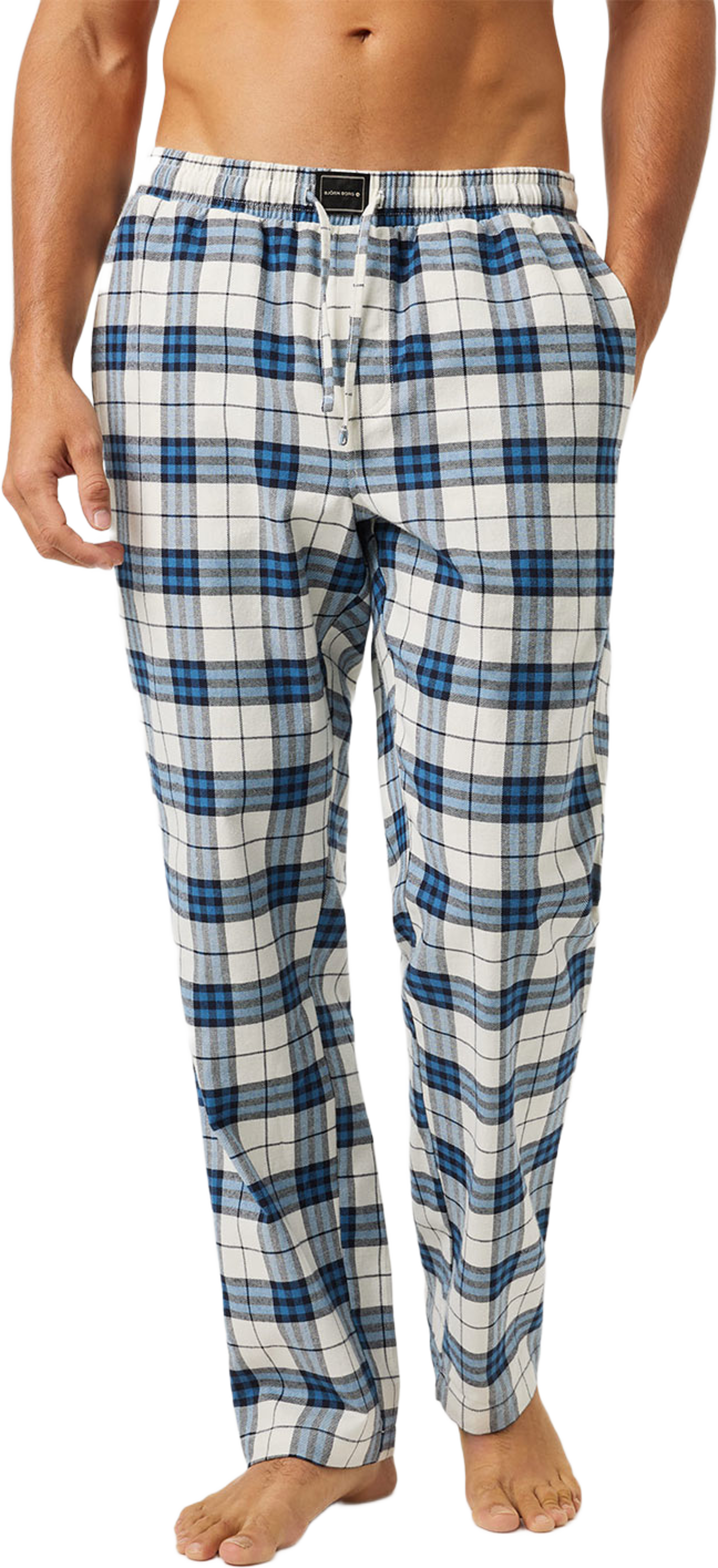 Core Flannel Pyjama Pants, från Björn Borg, i färgen Bb Tri Tartan 1. Klicka för att öppna bilden i stort format