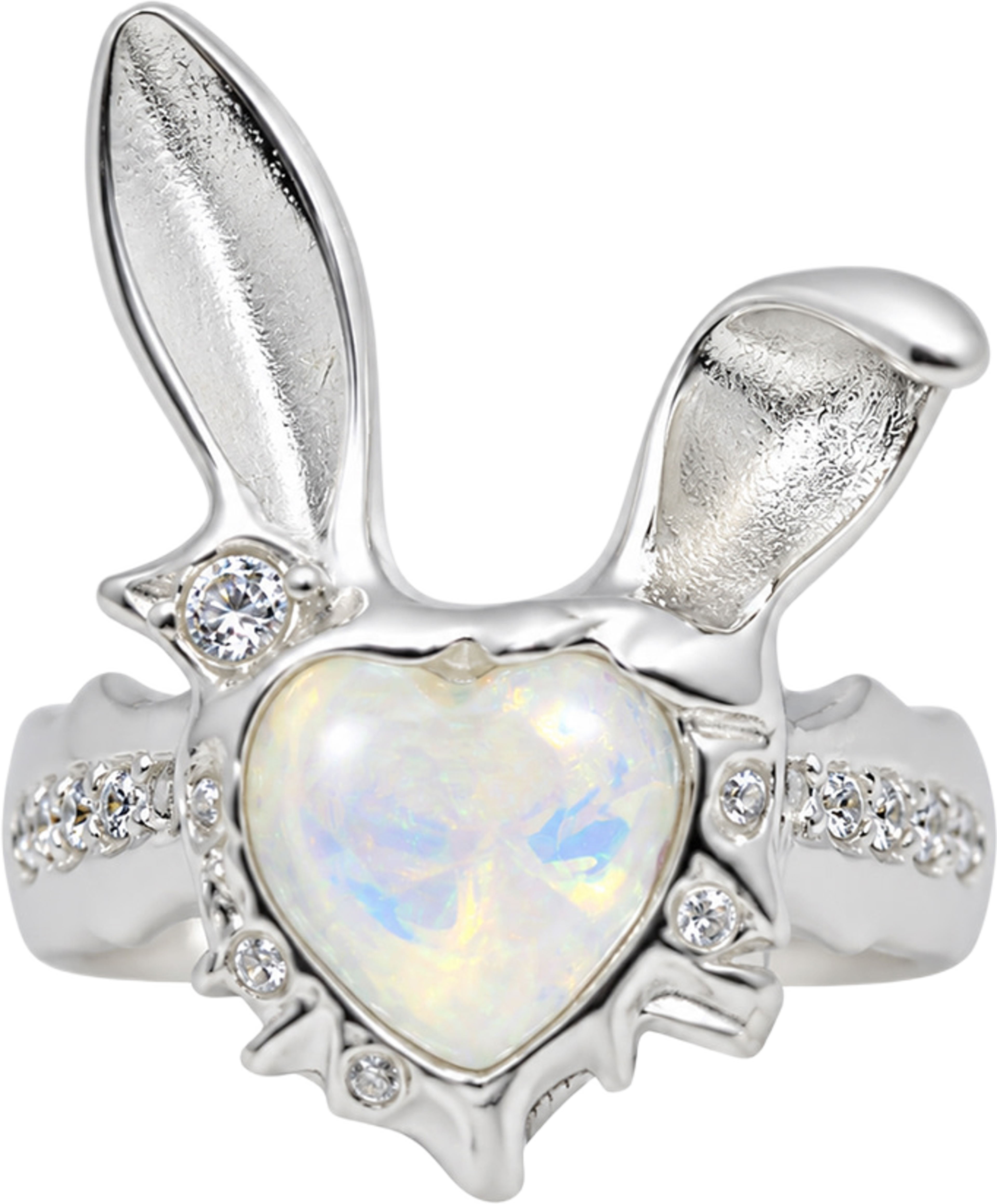 Bunny Ring, från WOS, i färgen Silver. Klicka för att öppna bilden i stort format