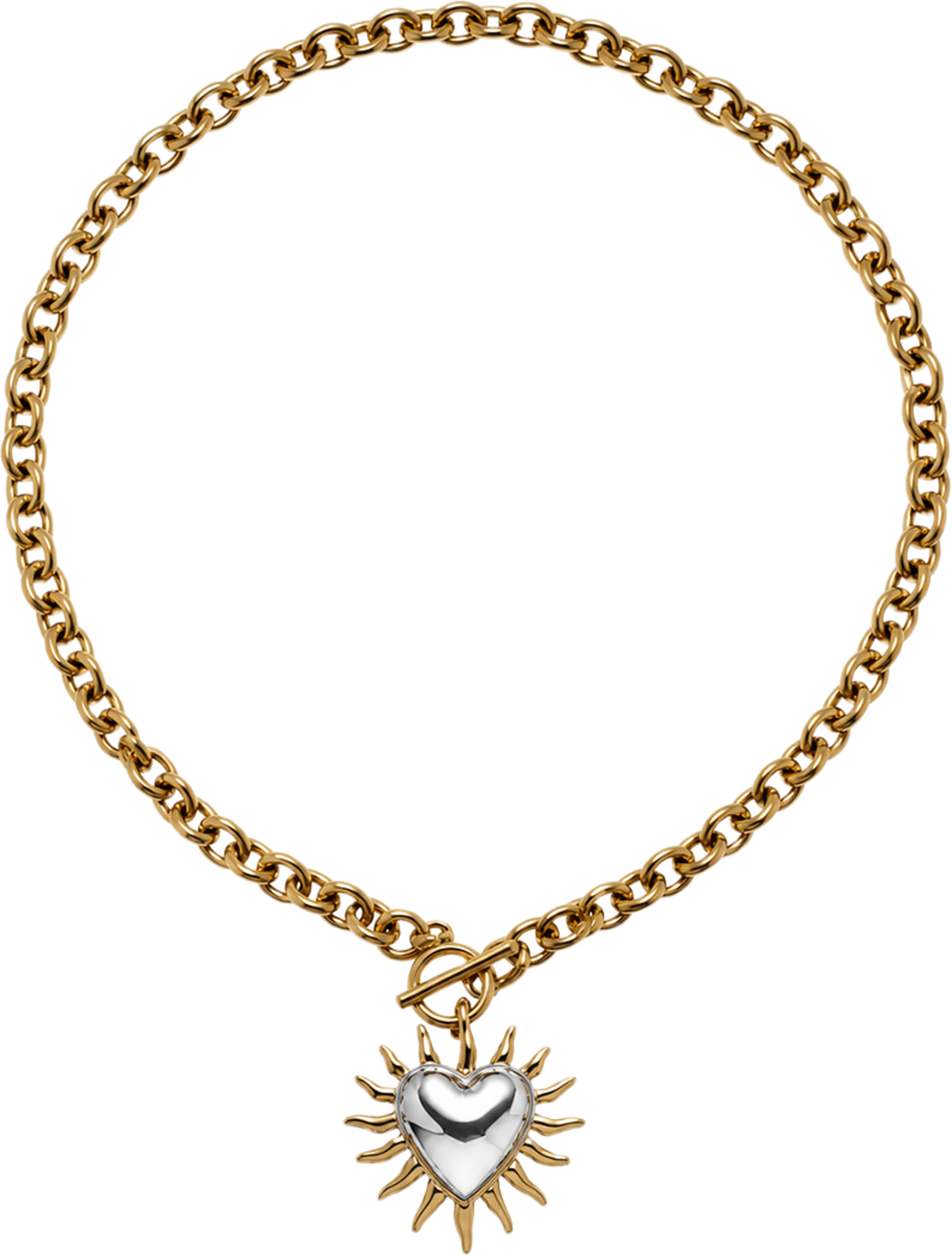 Roma Necklace, från WOS, i färgen Gold/Silver. Klicka för att öppna bilden i stort format