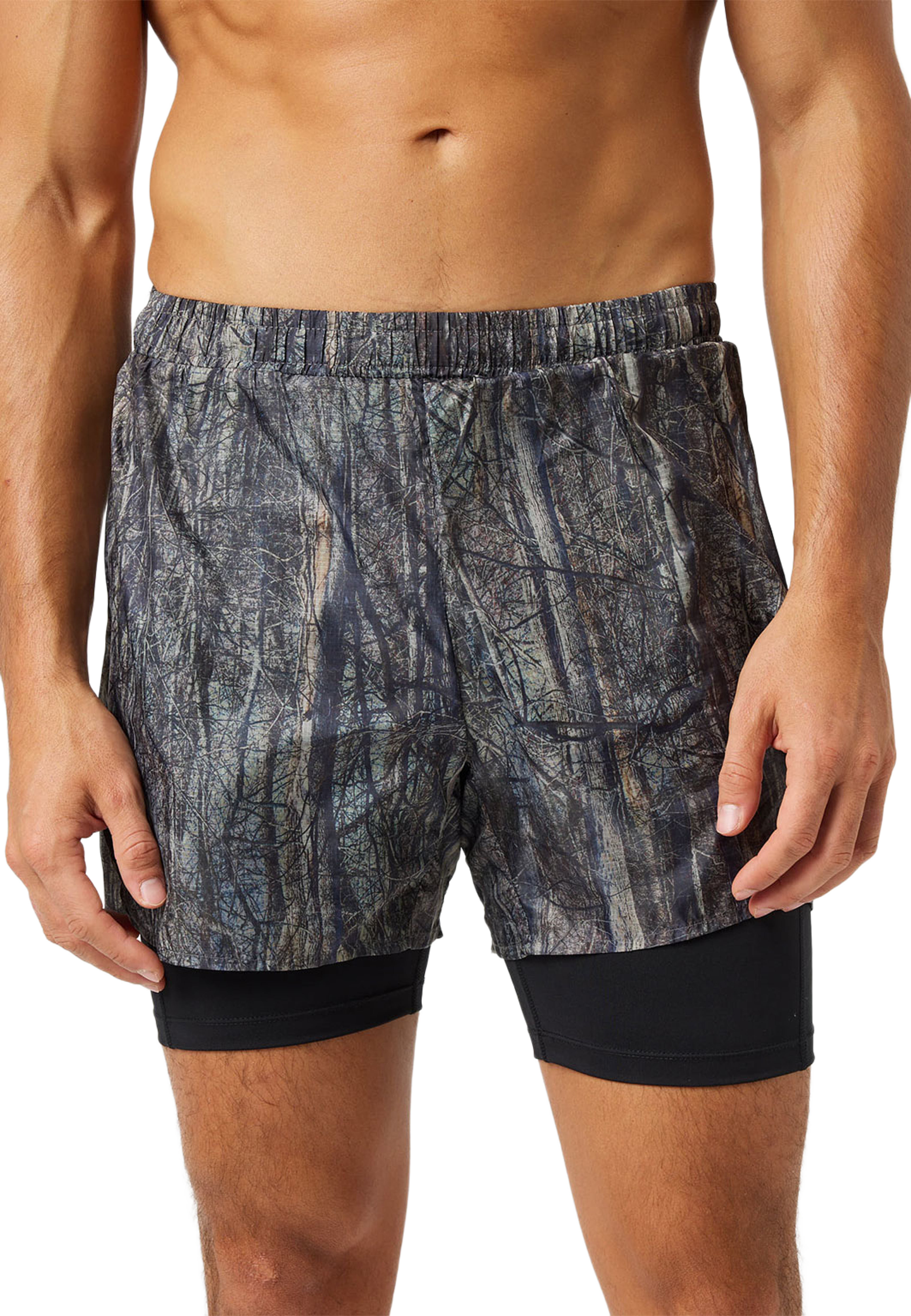 Borg Performance Shorts 2 In 1, från Björn Borg Sport, i färgen Bb Forest 1. Klicka för att öppna bilden i stort format