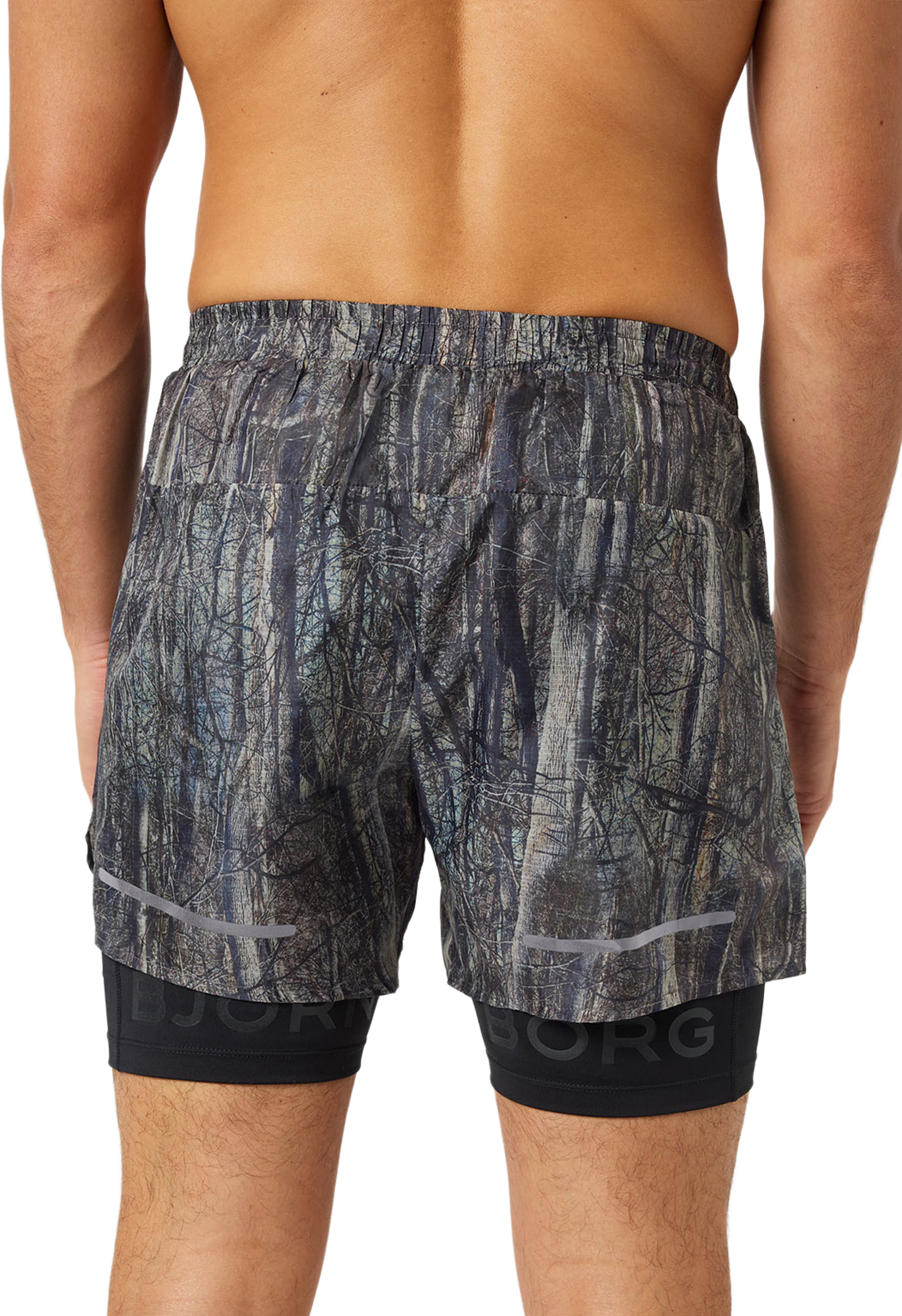 Borg Performance Shorts 2 In 1, från Björn Borg Sport, i färgen Bb Forest 1. Klicka för att öppna bilden i stort format