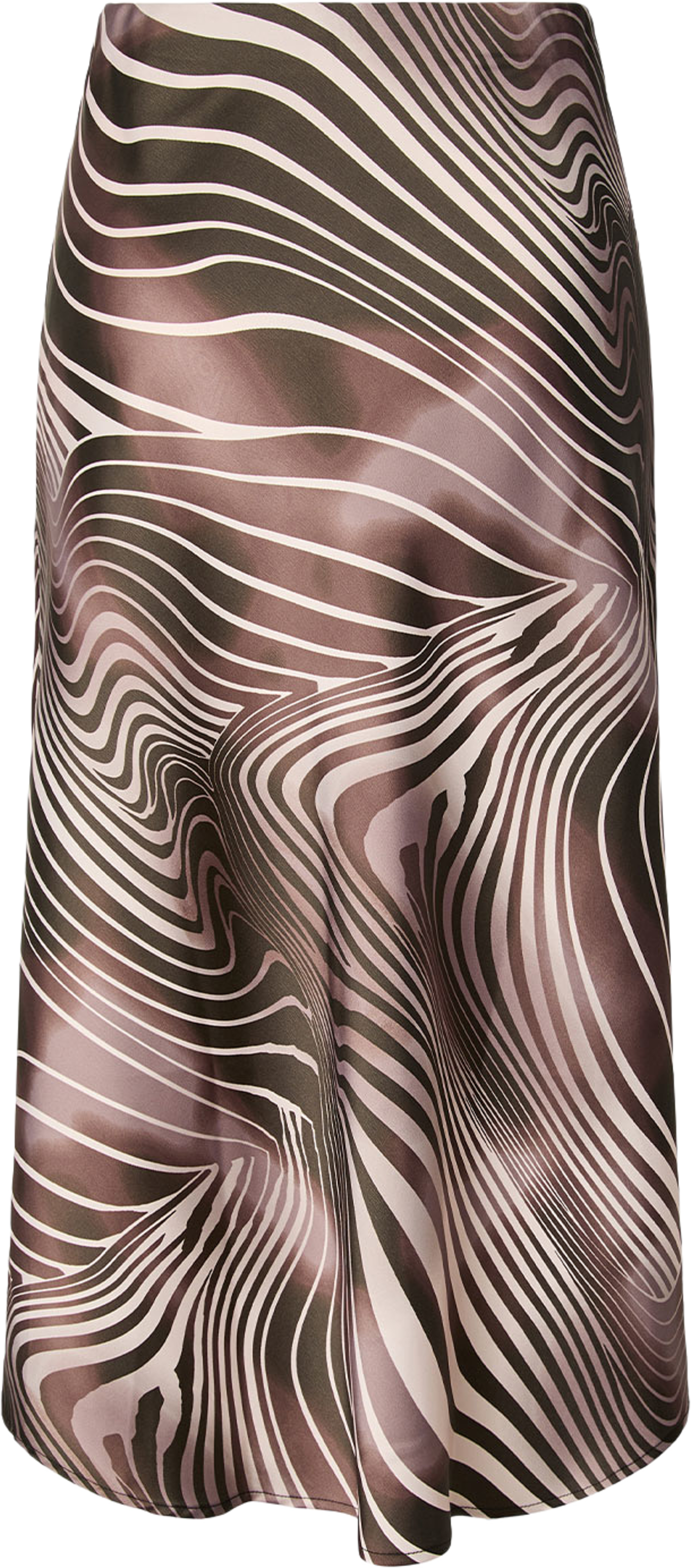 Yaspella Hw Midi Skirt, från YAS, i färgen Black Satra Print. Klicka för att öppna bilden i stort format