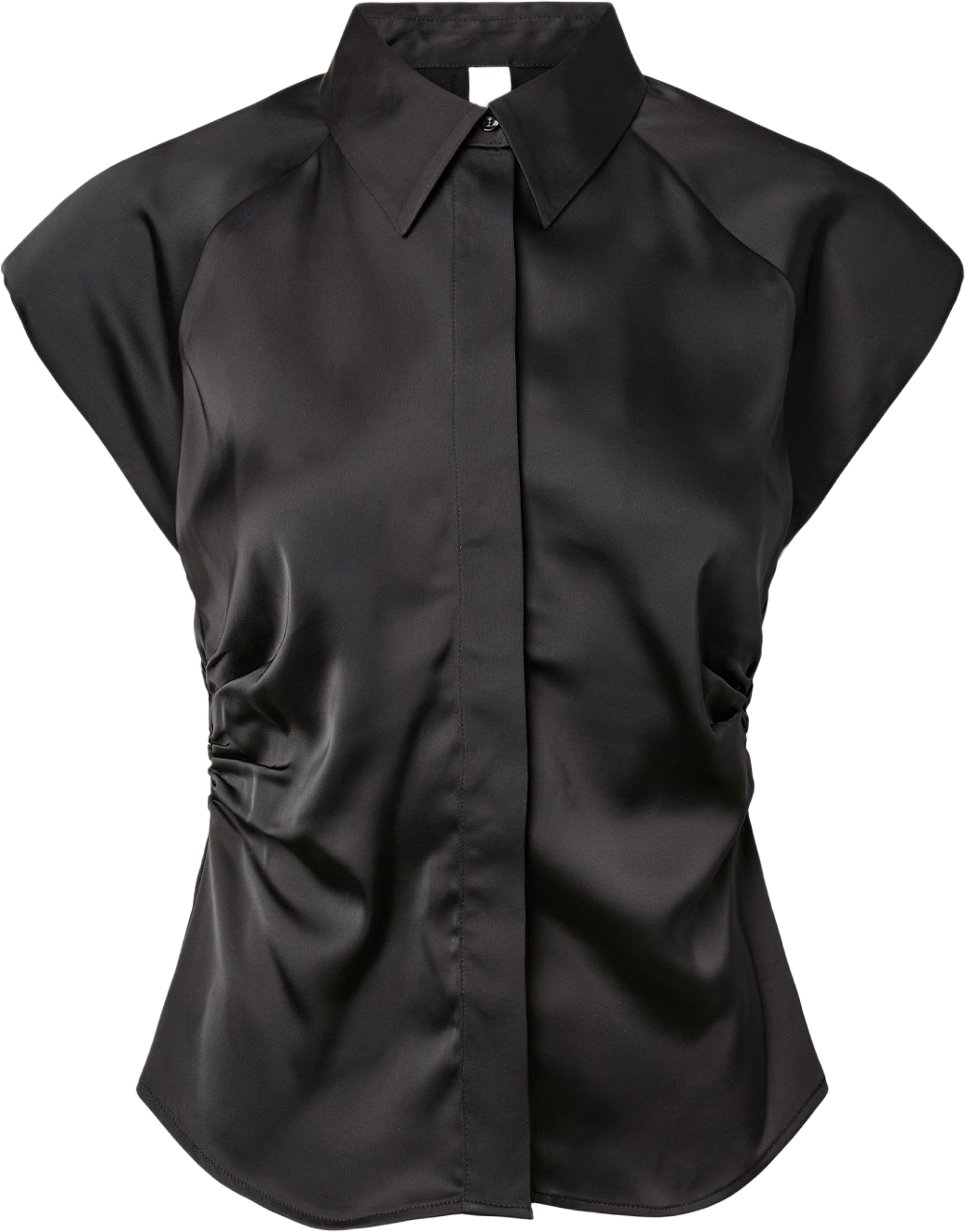 Yaspella Shirt, från YAS, i färgen Black. Klicka för att öppna bilden i stort format