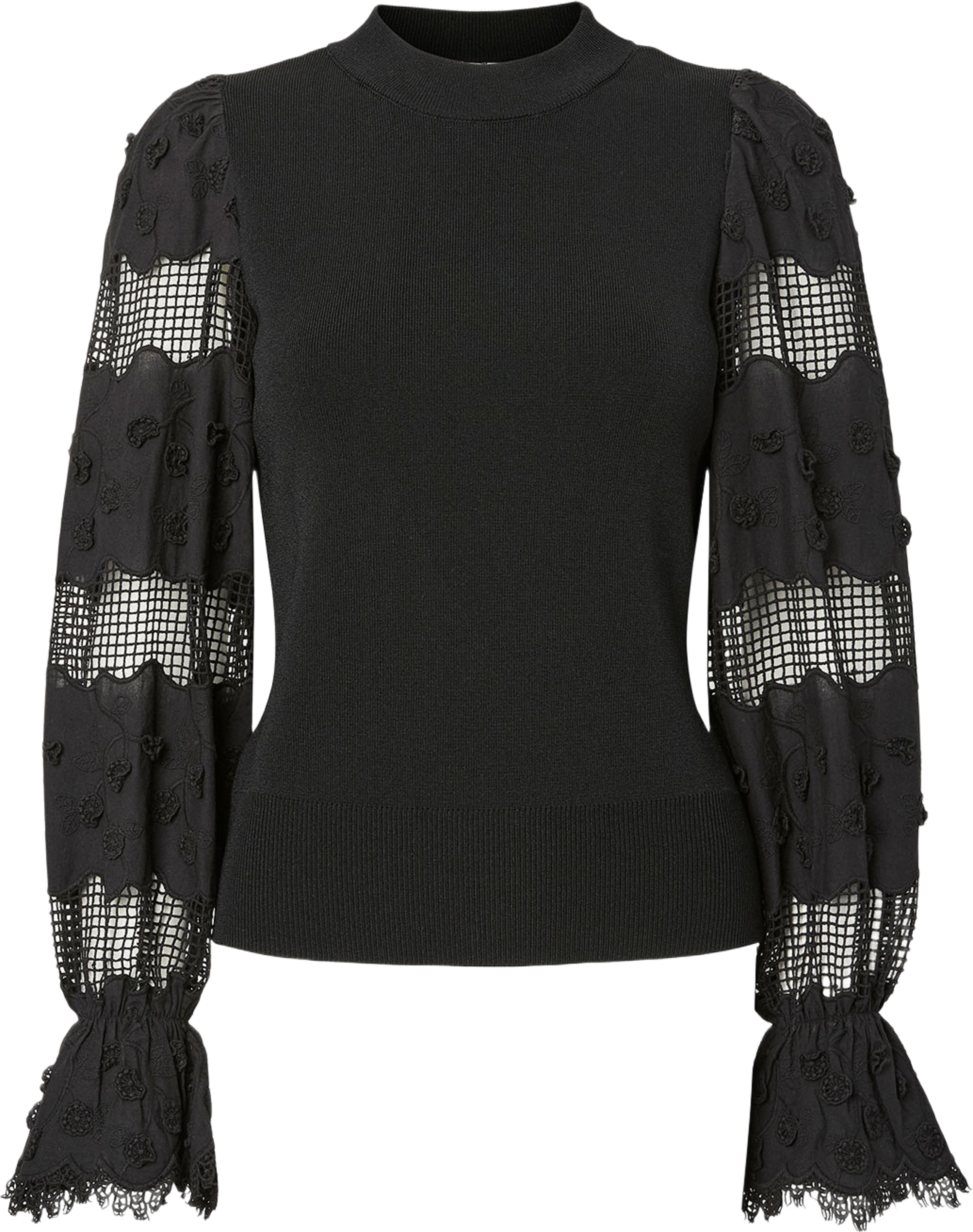 Yasmikke Knit Pullover, från YAS, i färgen Black. Klicka för att öppna bilden i stort format