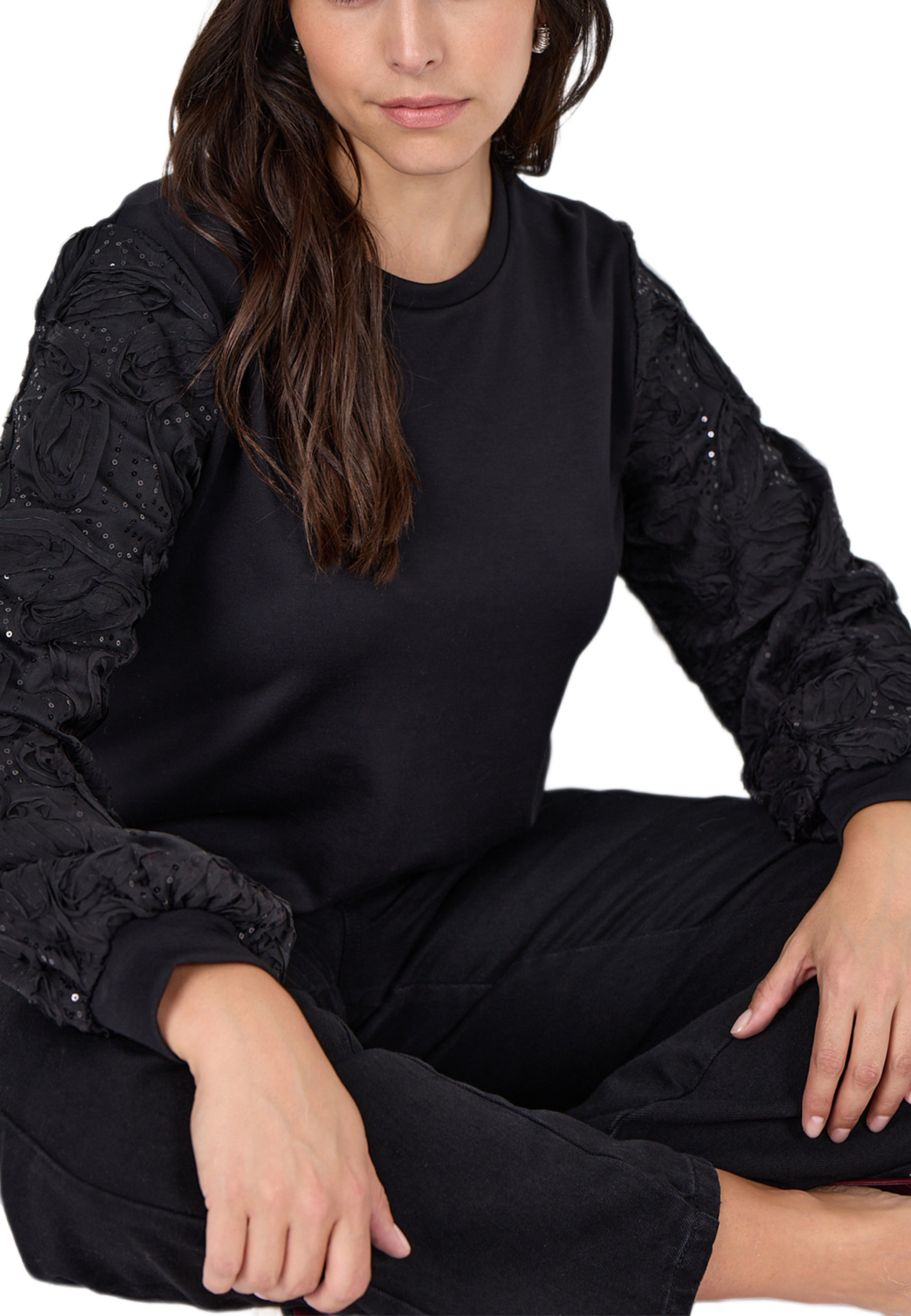 Sabina 126 Sweatshirt, från Wasabi Concept, i färgen Chocolate Plum. Klicka för att öppna bilden i stort format