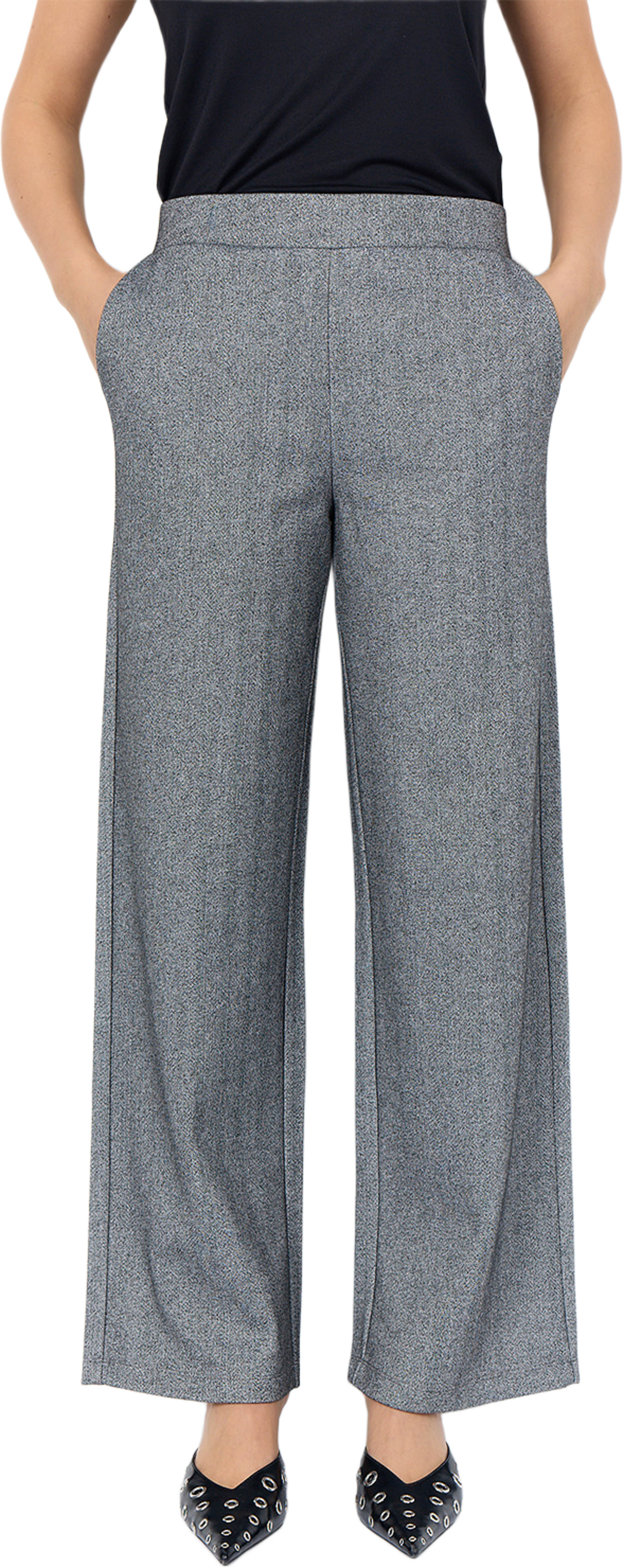 Ketti 3 Pants, från Wasabi Concept, i färgen Phantom Melange Comb. Klicka för att öppna bilden i stort format